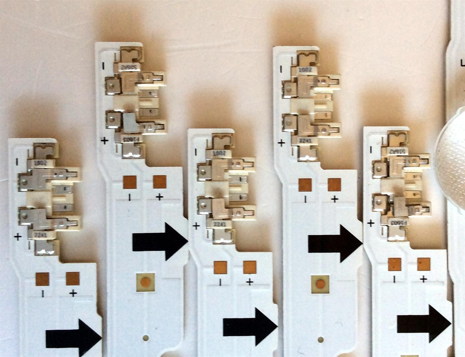 KIT DE LED`S PARA TV (10 PIEZAS) / SAMSUNG BN96-38889A / BN96-38890A / LM41-00099H / LM41-00099K / 30417A / BN41-02172A / 2014SVS40 / PANEL´S CY-GH040BGLVPH / CY-GH040BGLV6H / CY-GH040BGLVVH / CY-GH040BGLVXH / TODOS LOS MODELOS COMPATIBLES EN DESCRIPCIÓN - Imagen 4
