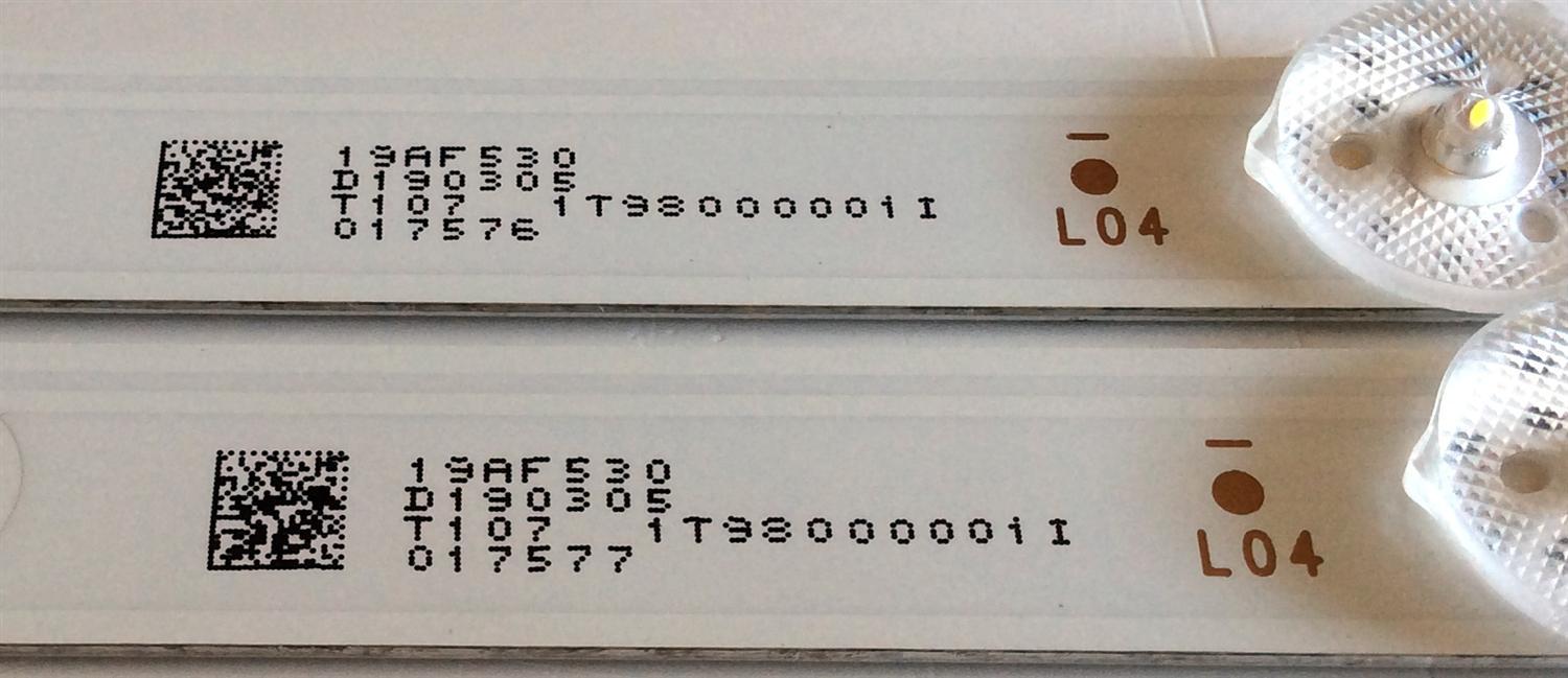 KIT DE LED´S PARA TV (2 PIEZAS) / TOSHIBA JL.D32051330-329AS-M / JL.D32051330-329AS-M A0 / 03E348124HN / 94V-0FZD-03E348124HN / 19AF530 / D190305 / T107 / 017576 / 017577 / 1T98000001I / PANEL U320DH05 / MODELO 32LF221U19 - Imagen 3