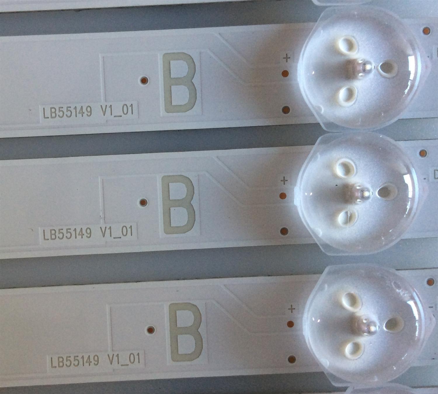 KIT DE LED´S PARA TV VIZIO (16 PIEZAS)(AZULES) /  YFPBC-1E355813 / LB55149  V0_01 / LB55149  V1_01 / 09810108DH07 / 09810108DH03 / PANEL T550QVN05.D / MODELO M557-G0 - Imagen 5