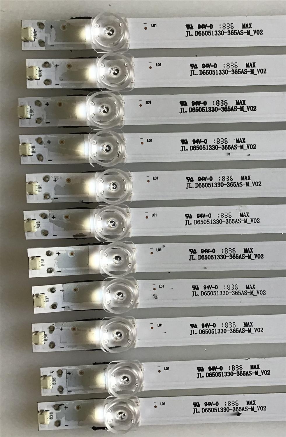 KIT DE LED'S PARA TV JVC (16 PIEZAS) / 30365009215 / LED65D9-03(C) / 1010191759/58-12 / PANEL LSC650FF05-W / MODELO - Imagen 3
