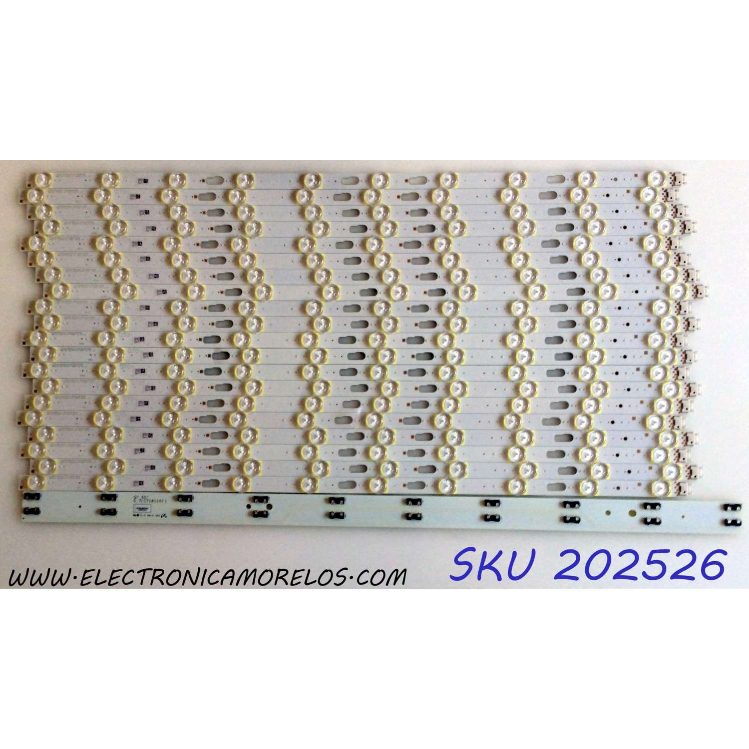 KIT DE LED`S PARA TV (20 PIEZAS) / SAMSUNG BN96-48093A / LM41-00709A / 48093A / E306084 / BN96-48274A / (CT181101) / Q70-55S-10EA / PANEL CY-TR055FLLV3H / MODELO QN55Q70RAFXZA FA01
