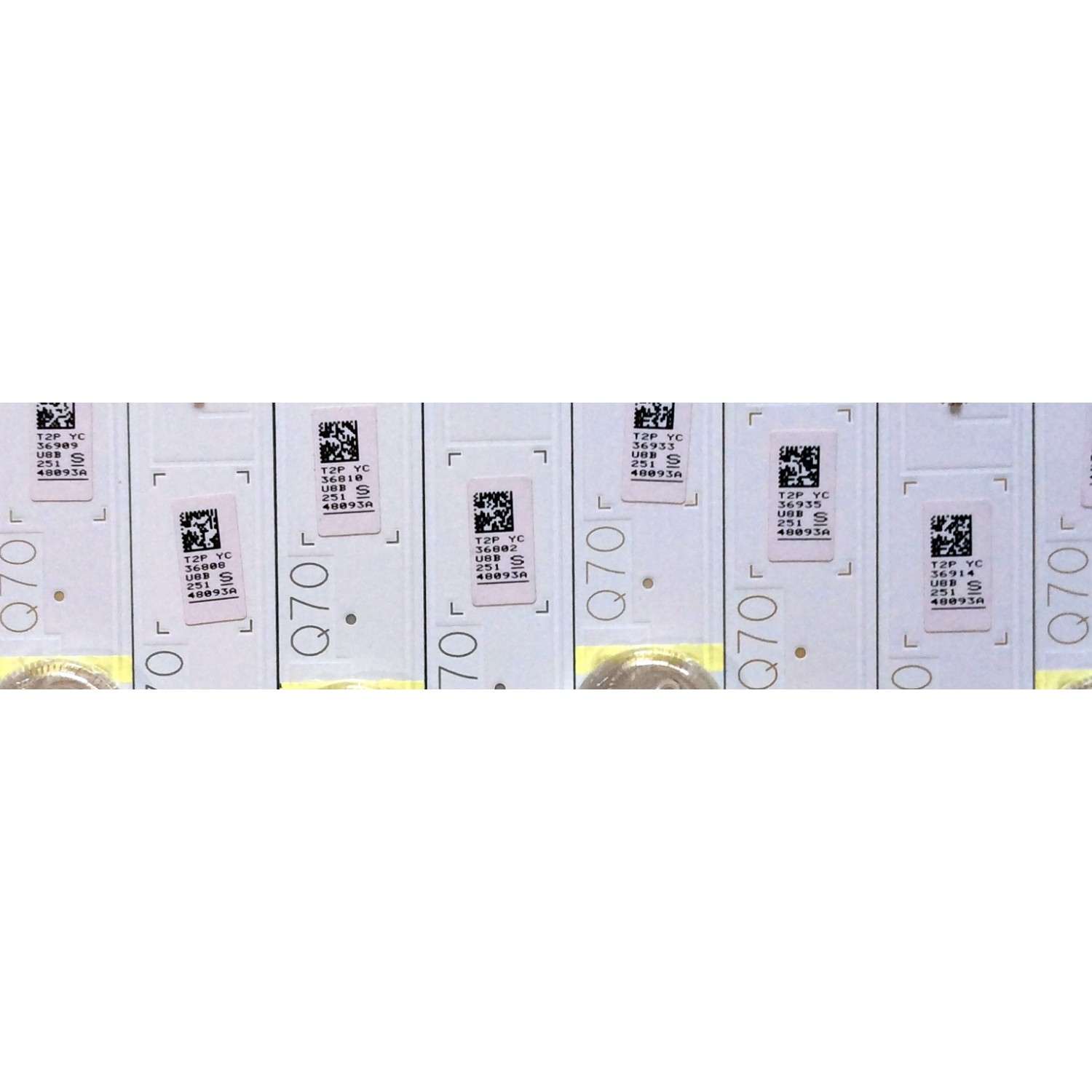 KIT DE LED`S PARA TV (20 PIEZAS) / SAMSUNG BN96-48093A / LM41-00709A / 48093A / E306084 / BN96-48274A / (CT181101) / Q70-55S-10EA / PANEL CY-TR055FLLV3H / MODELO QN55Q70RAFXZA FA01 - Imagen 6