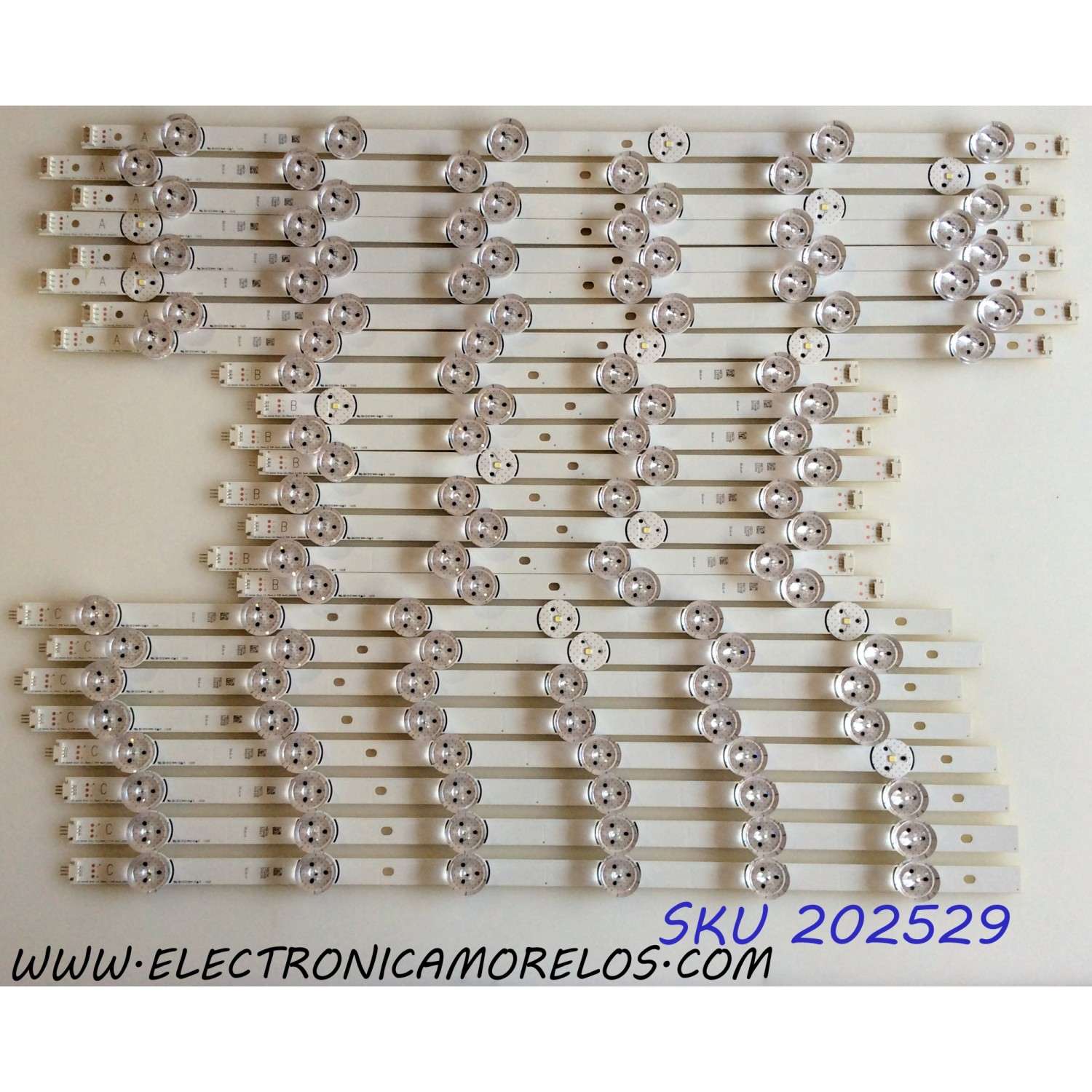 KIT DE LEDS PARA TV LG 24 PIEZAS / NUMERO DE PARTE LG Innotek Direct 3.0_70inch_A TYPE Rev01_20140310 / LG Innotek Direct 3.0_70inch_B TYPE Rev01_20140310 / LG Innotek Direct 3.0_70inch_C TYPE Rev01_20140310 / PANEL HC700CUF-VHHD1 / MODELO 70LB7100-UC