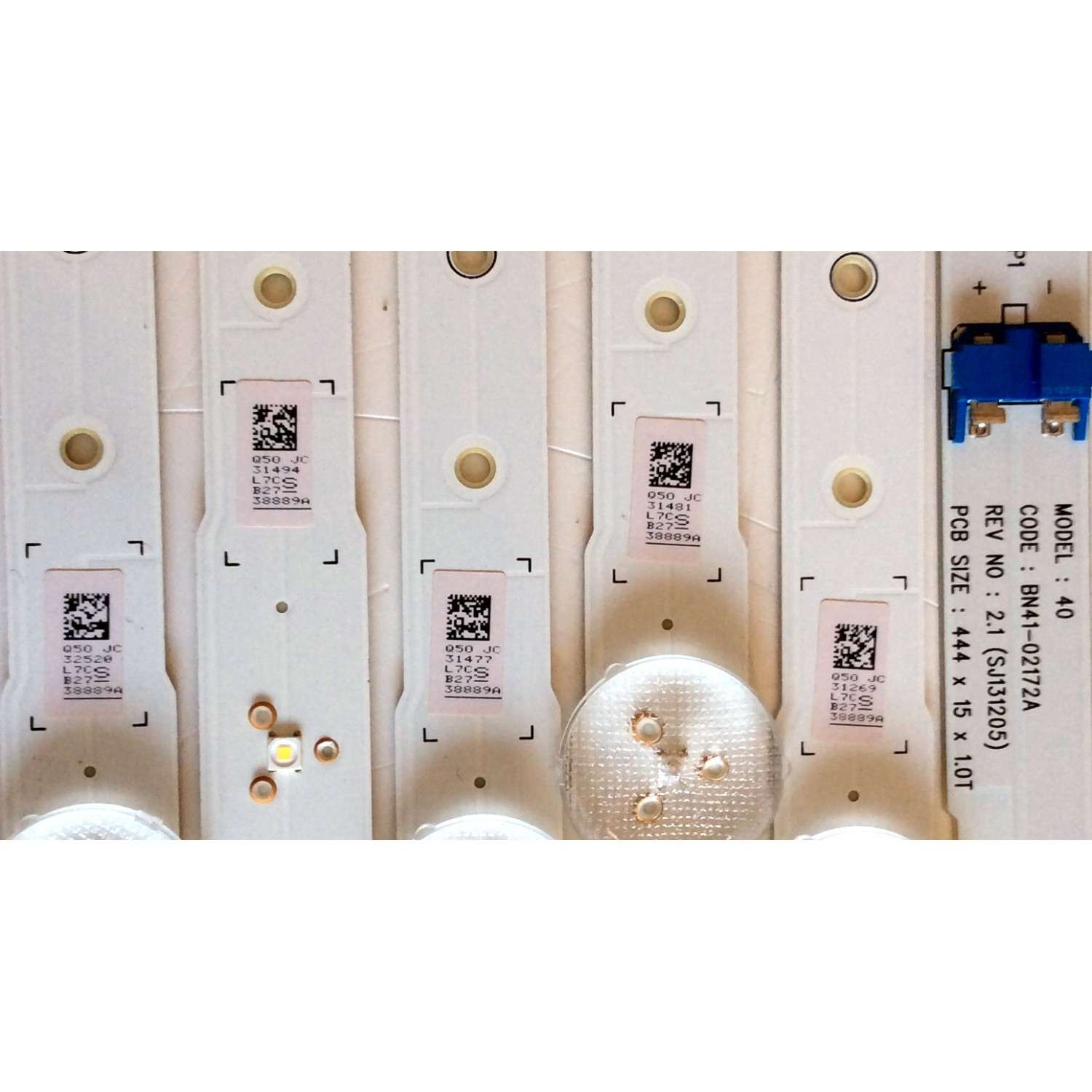 KIT DE LED`S PARA TV (10 PIEZAS) / SAMSUNG BN96-38889A / BN96-38890A / LM41-00099H / LM41-00099K / 30417A / BN41-02172A / 2014SVS40 / PANEL´S CY-GH040BGLVPH / CY-GH040BGLV6H / CY-GH040BGLVVH / CY-GH040BGLVXH / TODOS LOS MODELOS COMPATIBLES EN DESCRIPCIÓN - Imagen 7