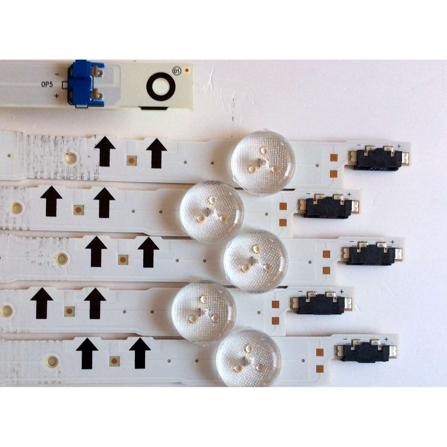 KIT DE LED`S PARA TV (10 PIEZAS) / SAMSUNG BN96-38889A / BN96-38890A / LM41-00099H / LM41-00099K / 30417A / BN41-02172A / 2014SVS40 / PANEL´S CY-GH040BGLVPH / CY-GH040BGLV6H / CY-GH040BGLVVH / CY-GH040BGLVXH / TODOS LOS MODELOS COMPATIBLES EN DESCRIPCIÓN - Imagen 2