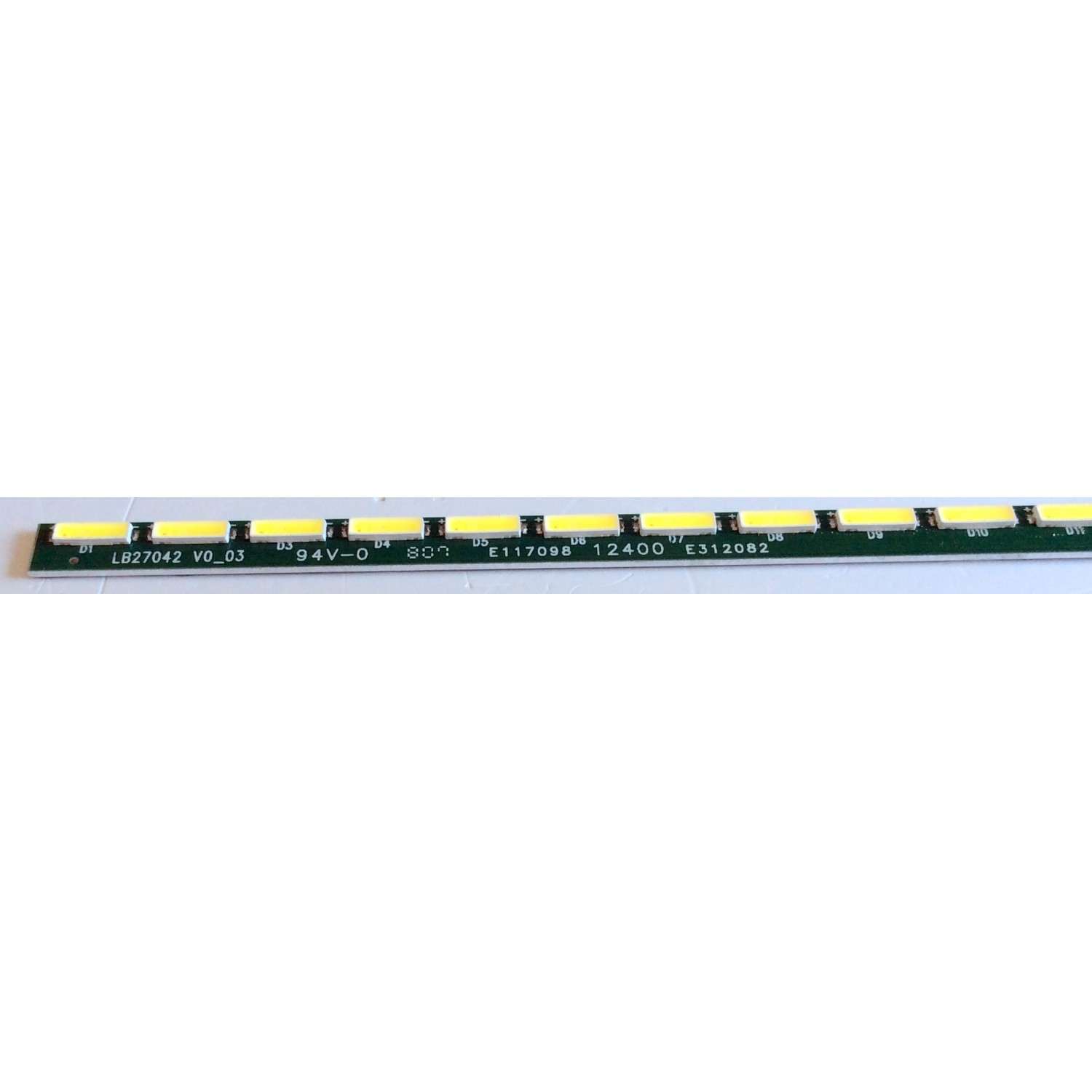 LED PARA TV / REFINITIV LB27042 V0_03 / E117098 / 12400 / E312082 / PANEL M270HTN02.5 / MODELO MTF-M2707HU - Imagen 3