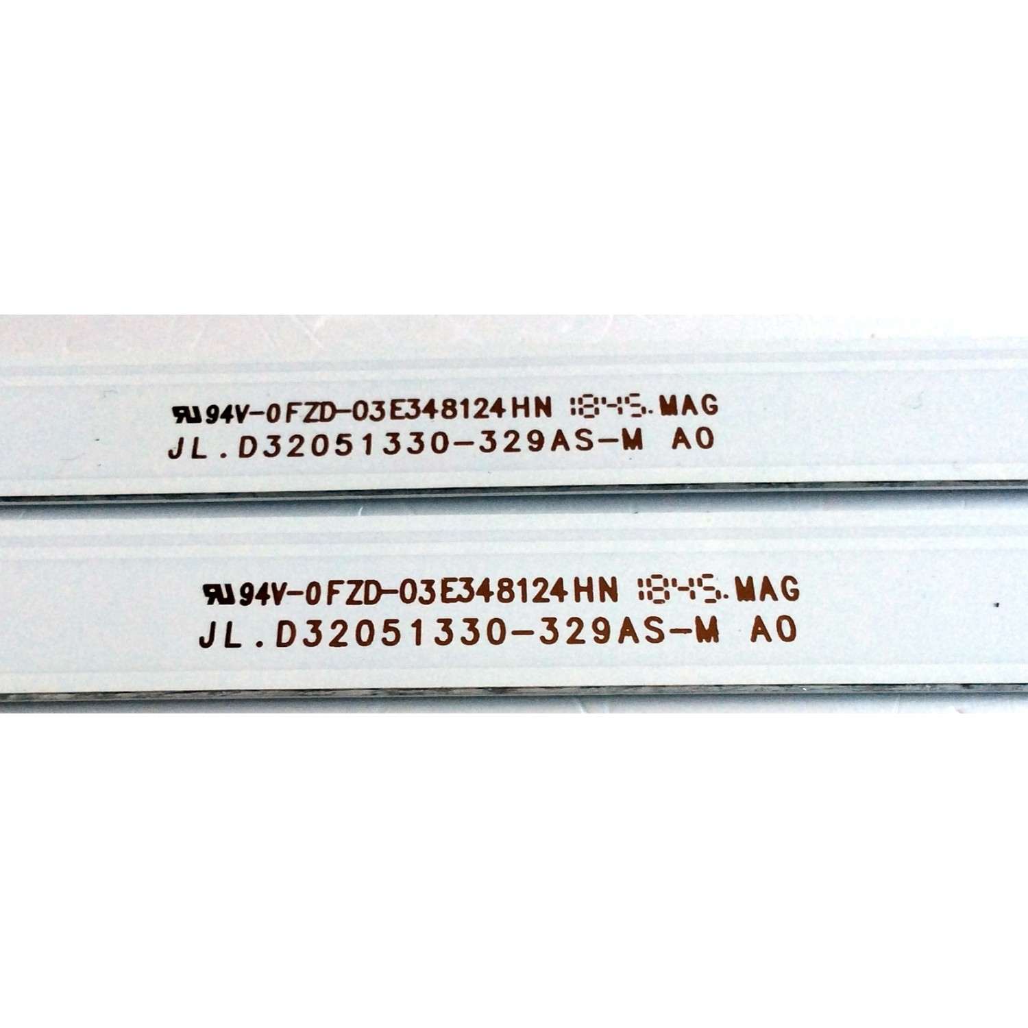 KIT DE LED´S PARA TV (2 PIEZAS) / TOSHIBA JL.D32051330-329AS-M / JL.D32051330-329AS-M A0 / 03E348124HN / 94V-0FZD-03E348124HN / 19AF530 / D190305 / T107 / 017576 / 017577 / 1T98000001I / PANEL U320DH05 / MODELO 32LF221U19 - Imagen 4