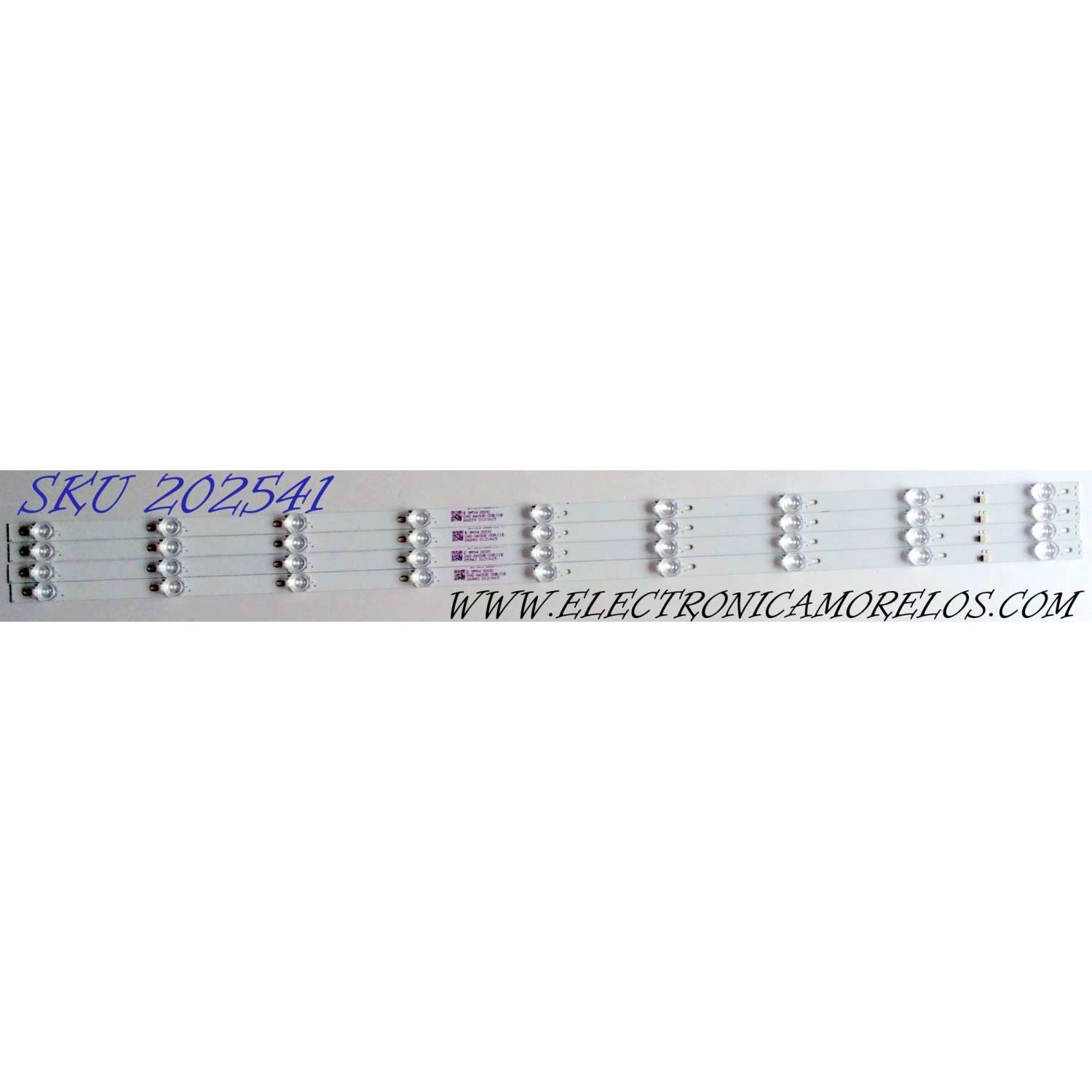 KIT DE LED´S PARA TV (4 PIEZAS) / VIZIO LBM500M0901 / LMB500M0901-HV-7(0) / LBM500M0901-HV-7 / LBM500M0901-HV-5 / E 9M94 0000 / 04D A60UB 00BJ1B / 86839 012YA15 / PANEL V500DJ6-D03 / MODELOS V505-G9 / V505-G9 LINIXXKV / V505-G9 LINIXXKU