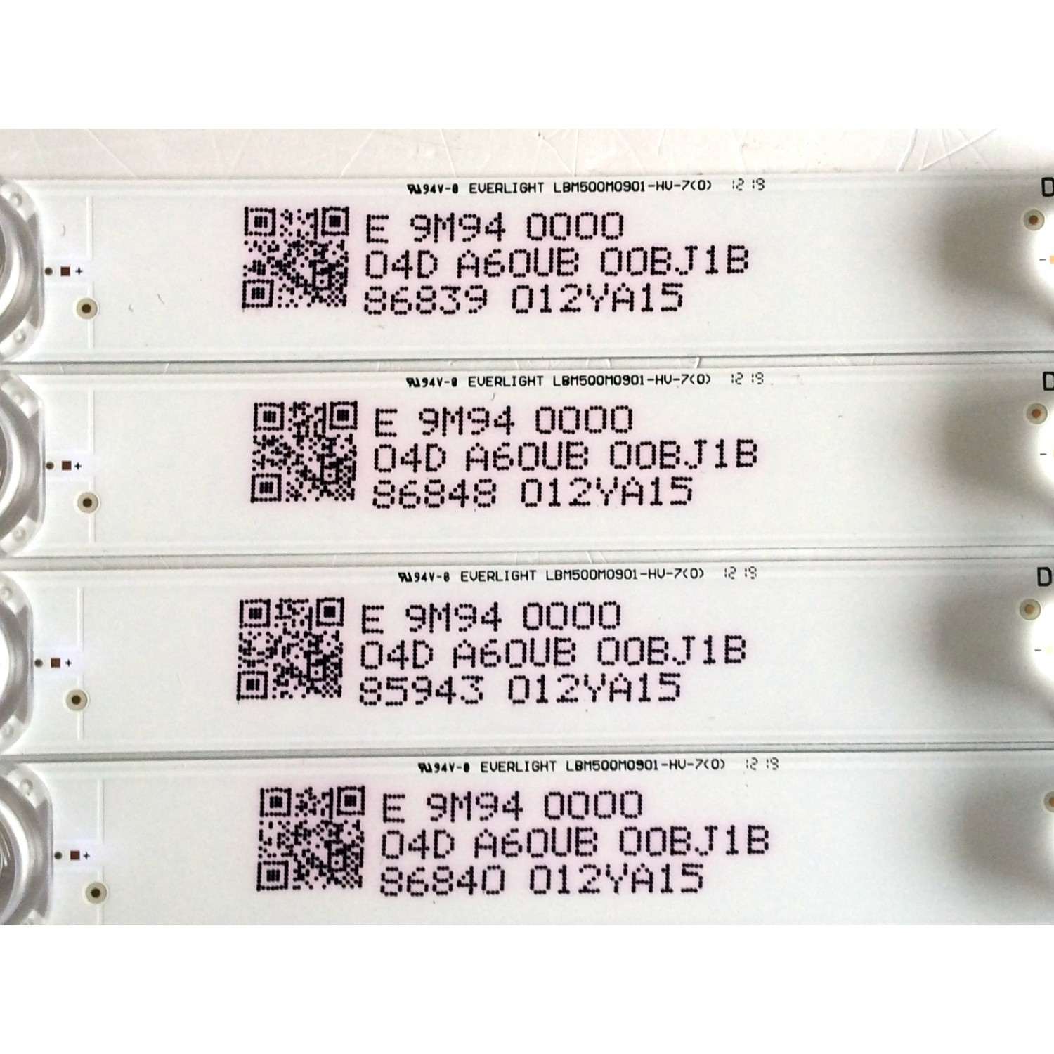 KIT DE LED´S PARA TV (4 PIEZAS) / VIZIO LBM500M0901 / LMB500M0901-HV-7(0) / LBM500M0901-HV-7 / LBM500M0901-HV-5 / E 9M94 0000 / 04D A60UB 00BJ1B / 86839 012YA15 / PANEL V500DJ6-D03 / MODELOS V505-G9 / V505-G9 LINIXXKV / V505-G9 LINIXXKU - Imagen 2