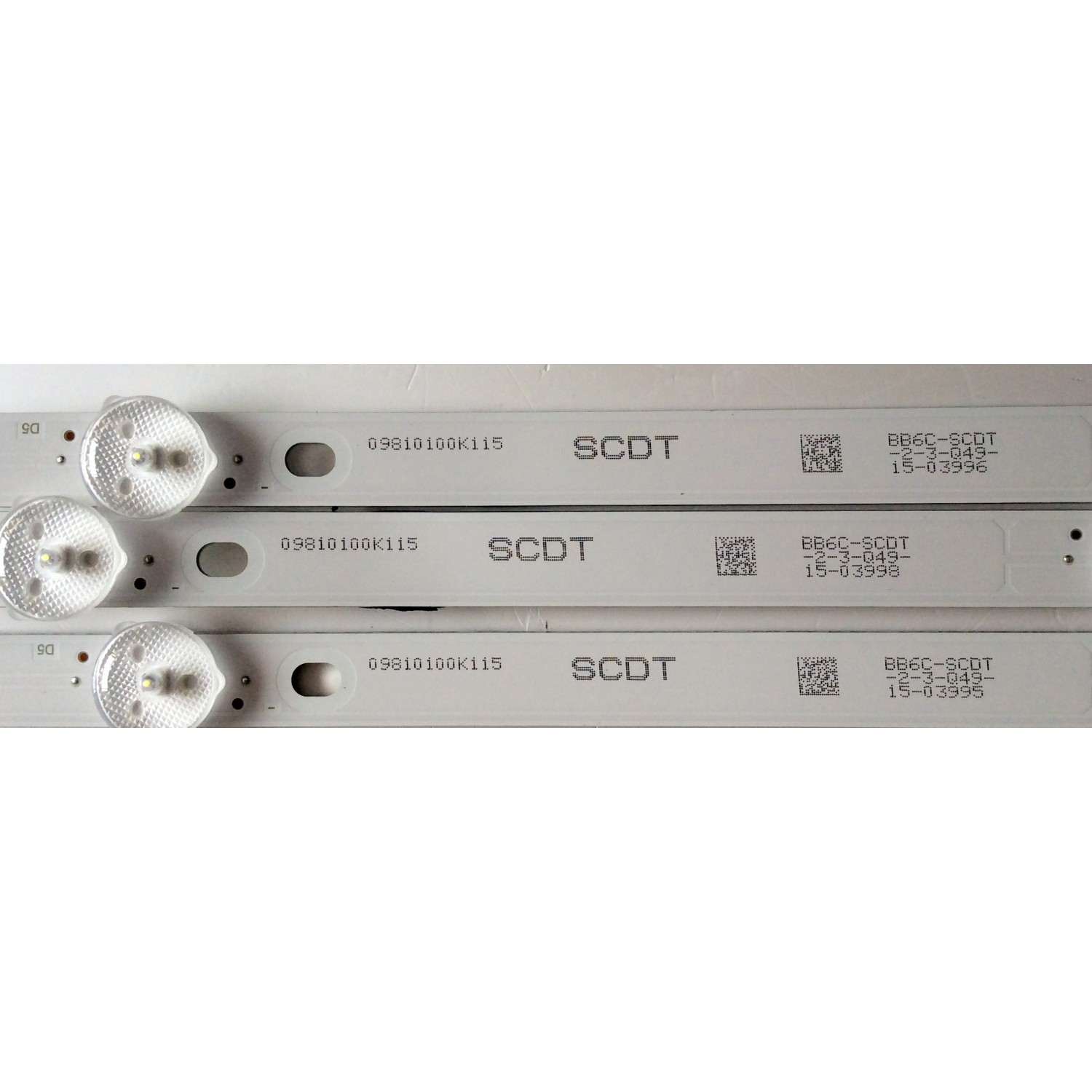 KIT DE LED'S PARA TV SAMSUNG (3 PIEZAS) / NUMERO DE PARTE IC-A-VZAA32DA12 / 09810100K115 / E466169 / PANEL HV320FHB-N10 / MODELO UN32N5300 / UN32N5300AFXZA RC03 - Imagen 2