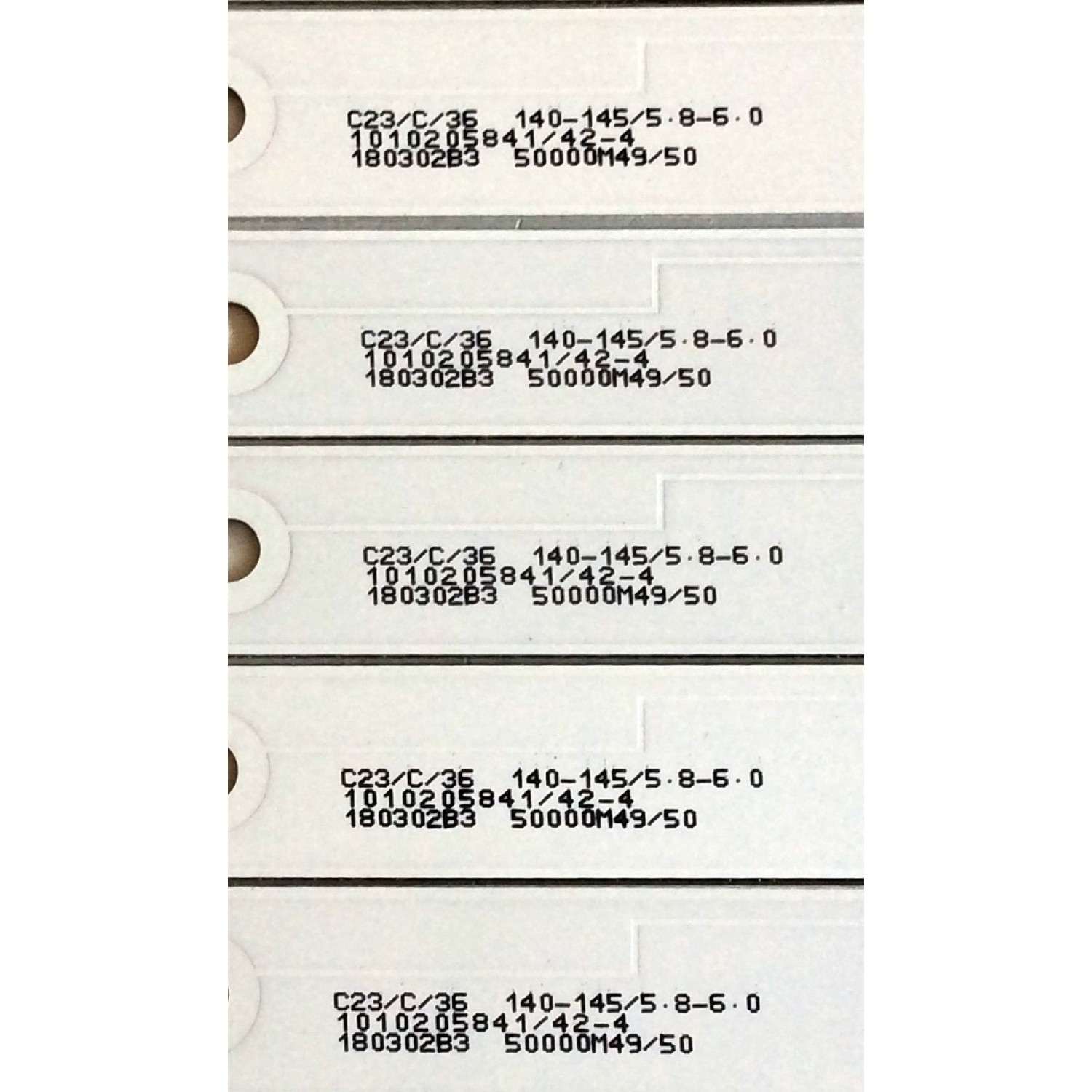 KIT DE LED´S PARA TV / NOTA IMPORTANTE:KIT CUENTA ORIGINALMENTE DE 9 PIEZAS (INCOMPLETO SOLO 8 PIEZAS) / INSIGNIA LED50D04A-ZC23AG-05 / LED50D04B-ZC23AG-05 / 30350004002 / 30350004001 / 180302B3 / 1010205841/42-4 / PANEL T500HVN07.5 / MODELO NS-50D510NA19 - Imagen 2