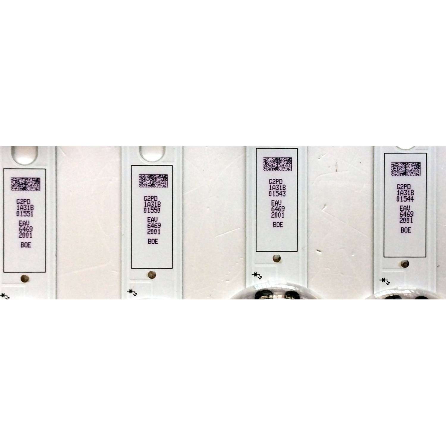 KIT DE LED´S PARA TV (4 PIEZAS) / LG EAV64692001 / LGIT_Y19_55UM73/75 / 55UM7375_REV05 / EAV 6449 2001 / EAV64832801 / PANEL NC550DQG-ABHX3 / MODELOS 55UM7300AUE / 55UM7300AUE.BUSYLJR / 55UM7300AUE.BUSYLOR  - Imagen 3
