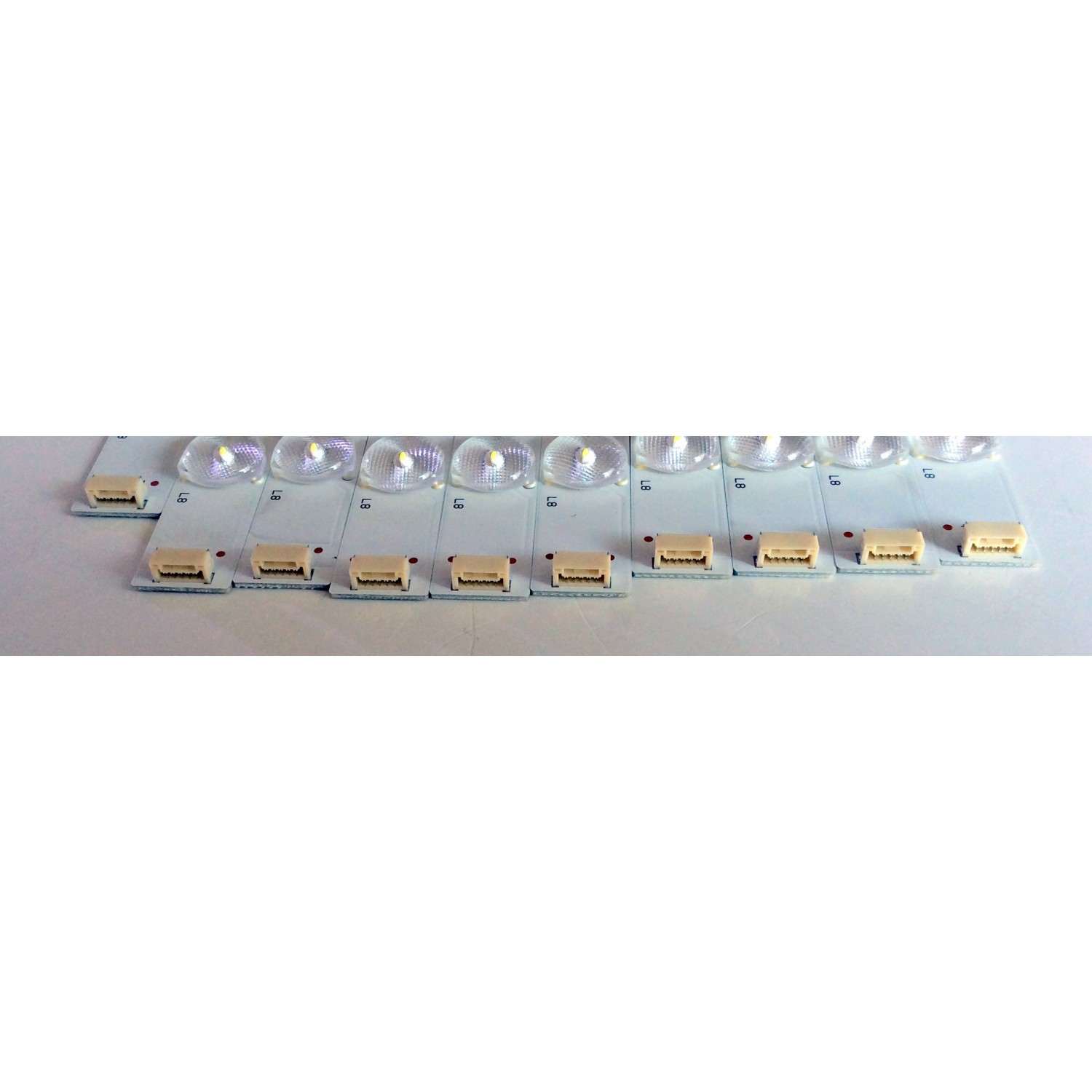 KIT DE LED'S PARA TV RCA (10 PIEZAS) / NUMERO DE PARTE IC-A-KJAB46D444 / 3528A / C2C6(X) / 3.3-3.5V / PANEL'S LSC460HN03-12V / HV460WU2-200-12V / LK460D3HB34 / ZT460D3JS462-12V / MODELO LED46C45RQ 4421-LE46C45-I2 - Imagen 2