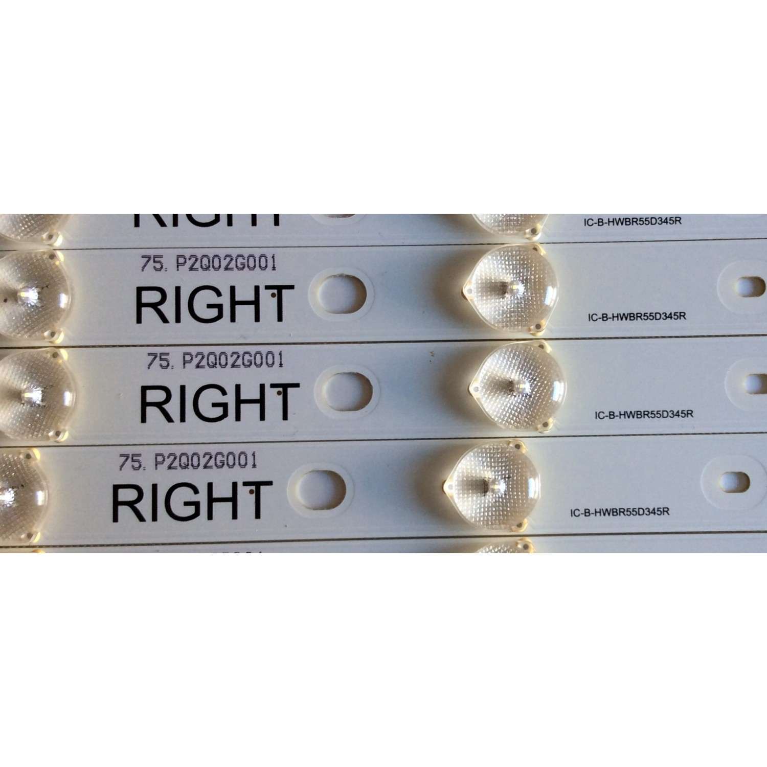 KIT DE LED´S PARA TV (16 PIEZAS) / PANASONIC IC-B-HWBR55D345 / IC-B-HWBR55D345R / IC-B-HWBR55D345L / 75.P2Q01G001 / 75.P2Q02G001 / LP-I5-5-E4 / P2QE24MA4853 / PANEL PAV5533-01 / MODELO TC-55AS530U - Imagen 3