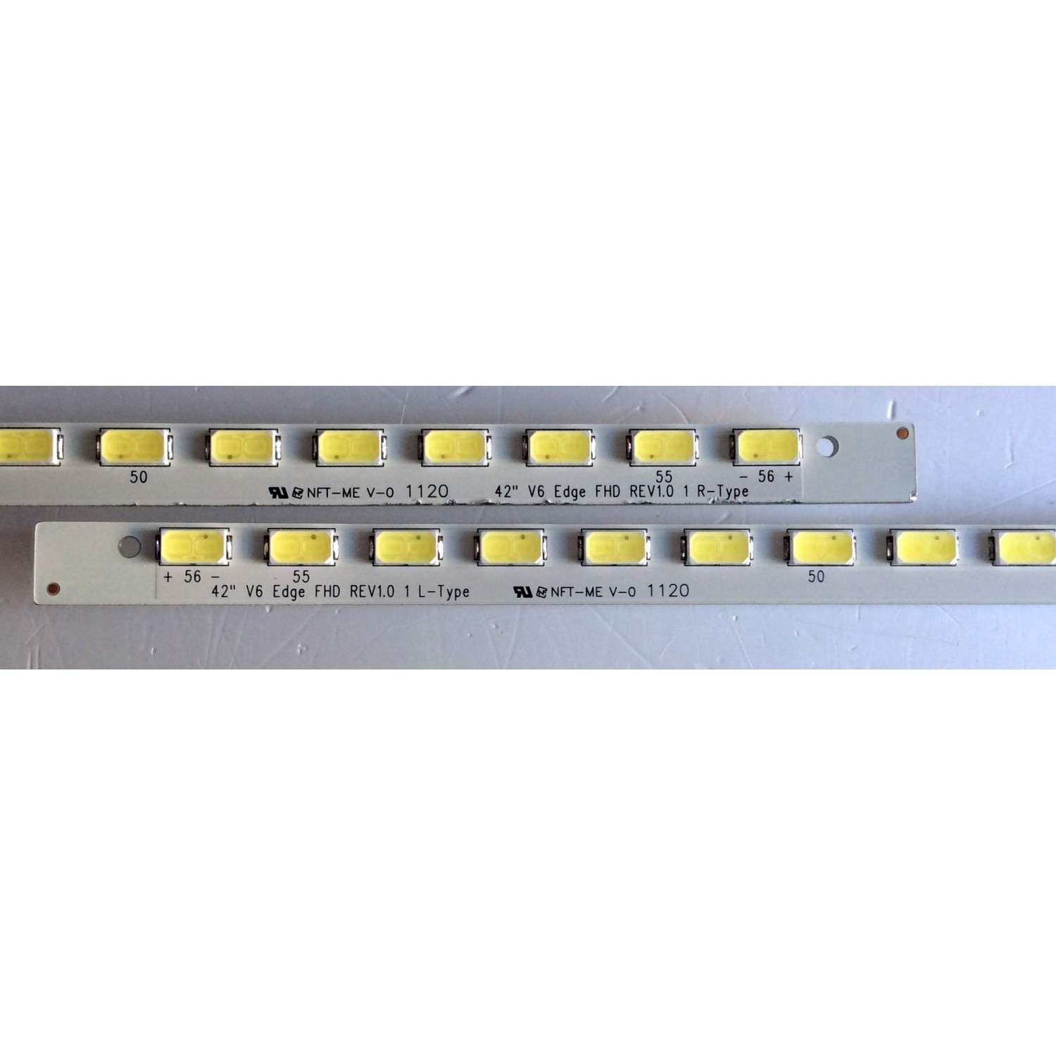 KIT DE LED´S PARA TV (2 PIEZAS) / JVC FN1CID640B / 42¨ V6 EDGE FHD REV1.0 1 L-TYPE / 42¨ V6 EDGE FHD REV1.0 1 R-TYPE / FN 1CID 640 B / PANEL LC420EUH (RD)(A1) / MODELO JLE42BC3001 - Imagen 2