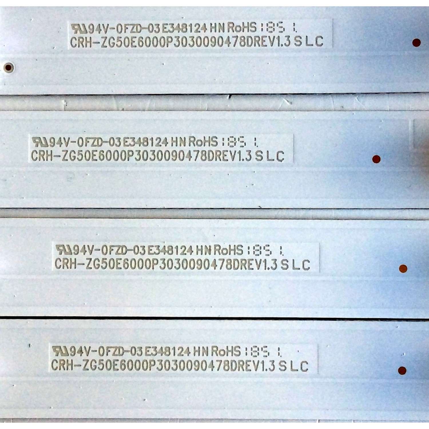 KIT DE LED´S PARA TV (4 PIEZAS) ELEMENT/RCA/LB-C500U18-E5S-P-G71-XRD1/50G5S /Y158-M02-KA-2 / 208487-21 / B190109A1FB / CRH-ZG50E6000P3030090478DREV1.3 / CRH-ZG50E6000P3030090478D / PANEL C500U18-E61-P / MODELO E4SC5018RKU X8Q0H / RTRU5027-US / E2SW5018 - Imagen 3