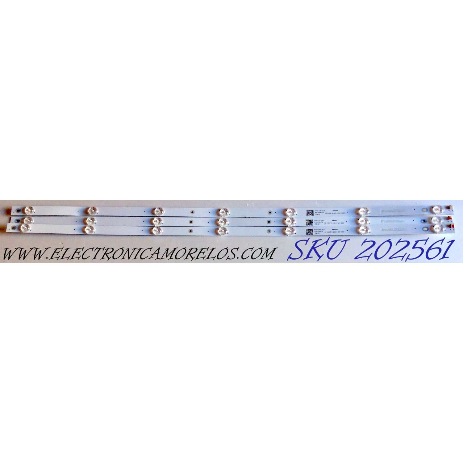 KIT DE LED´S PARA TV (3 PIEZAS) / RCA 40E6000 / LB-C400F16-E60-C-G01-XRD2 / CRH-Z40E6000303007036AD REV1.0 / CRH-Z40E6000303007036AD / E479275 / B181230A1CA / B18123OA1CA / Y162-L07-JA-2 / 208182 / PANEL C400F18-E61-C / MODELO RTR4060-B-US