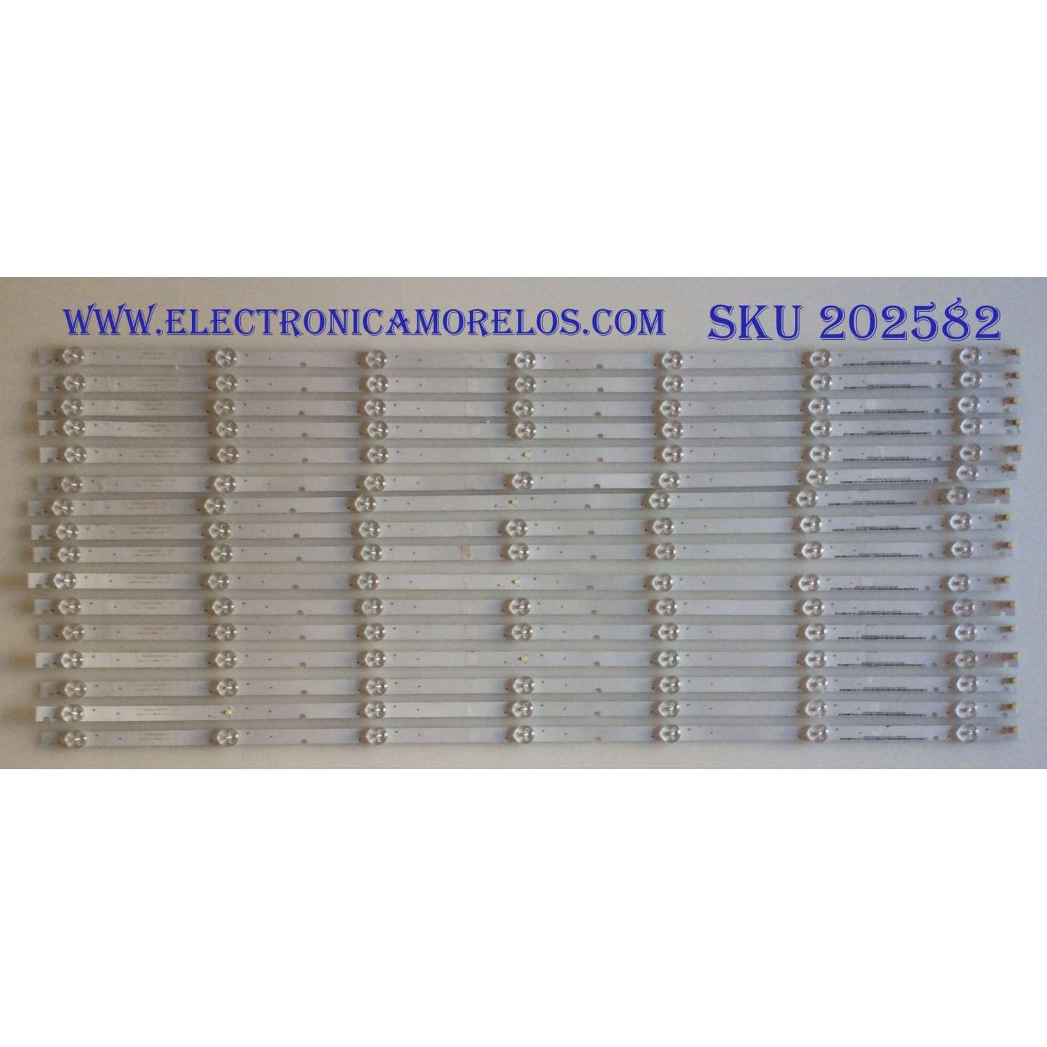 KIT DE LED´S PARA TV VIZIO (16 PIEZAS) / I-7500WS80071-V3 / PANEL LC750EQY  (SK)(A1) / MODELO E75-F2 LWZJWWMU