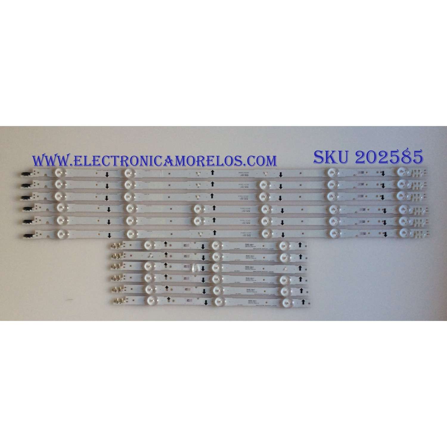 KIT DE LED'S PARA TV SAMSUNG / (12 PIEZAS) / BN96-38891A / BN96-38892A / 38891A / 38892A / PANEL'S CY-GH048BGLVVH / CY-GH048BGLV6H / MODELOS UN48H5500 / LH48RMDNLGG/ZP / UA48H5500 / HG48AC695 / MODELOS EN DESCRIPCIÓN / 