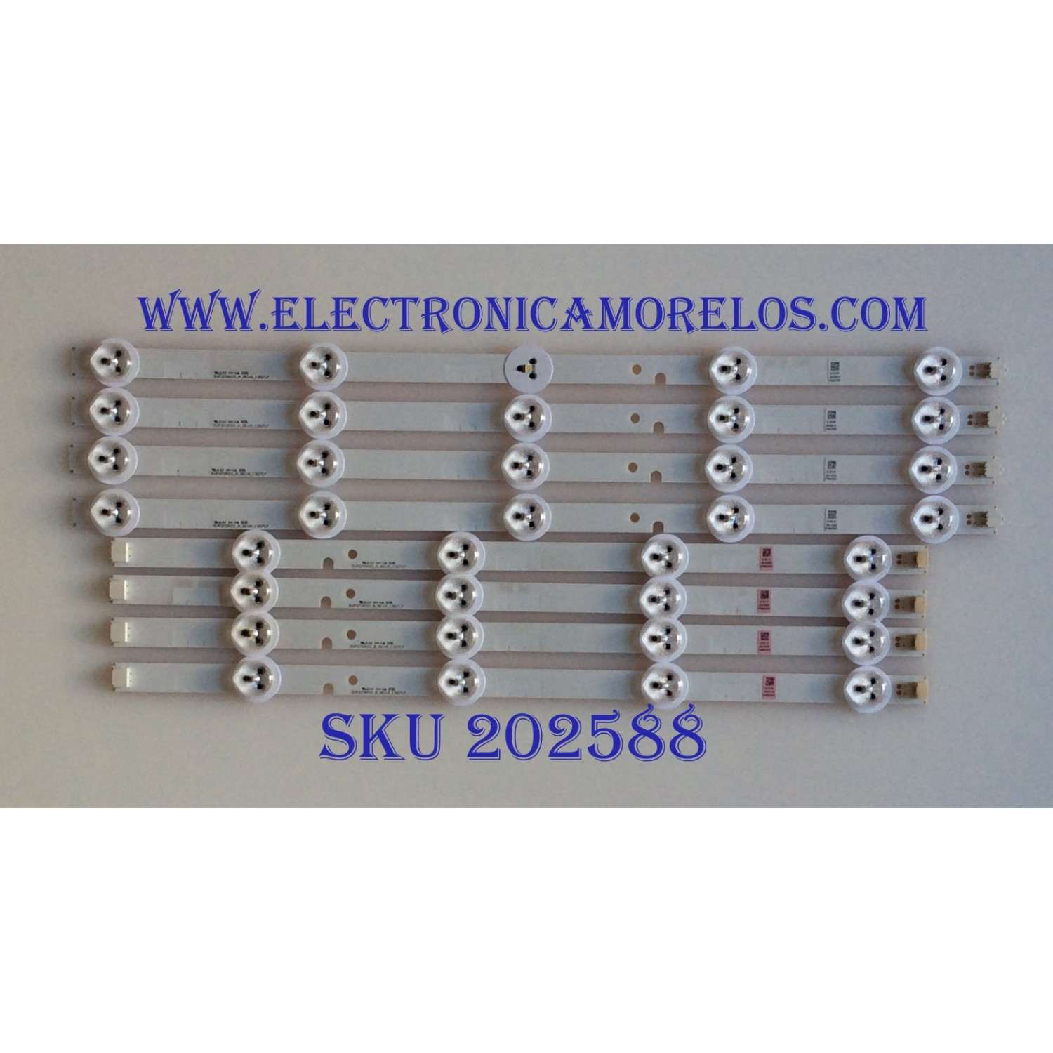 KIT DE LED´S PARA TV INSIGNIA (8 PIEZAS) / SVP370A33 / SVP370A33_A_REV6_130717 / P4ACB2 / E1012 / MODELO NS-37D20SNA19