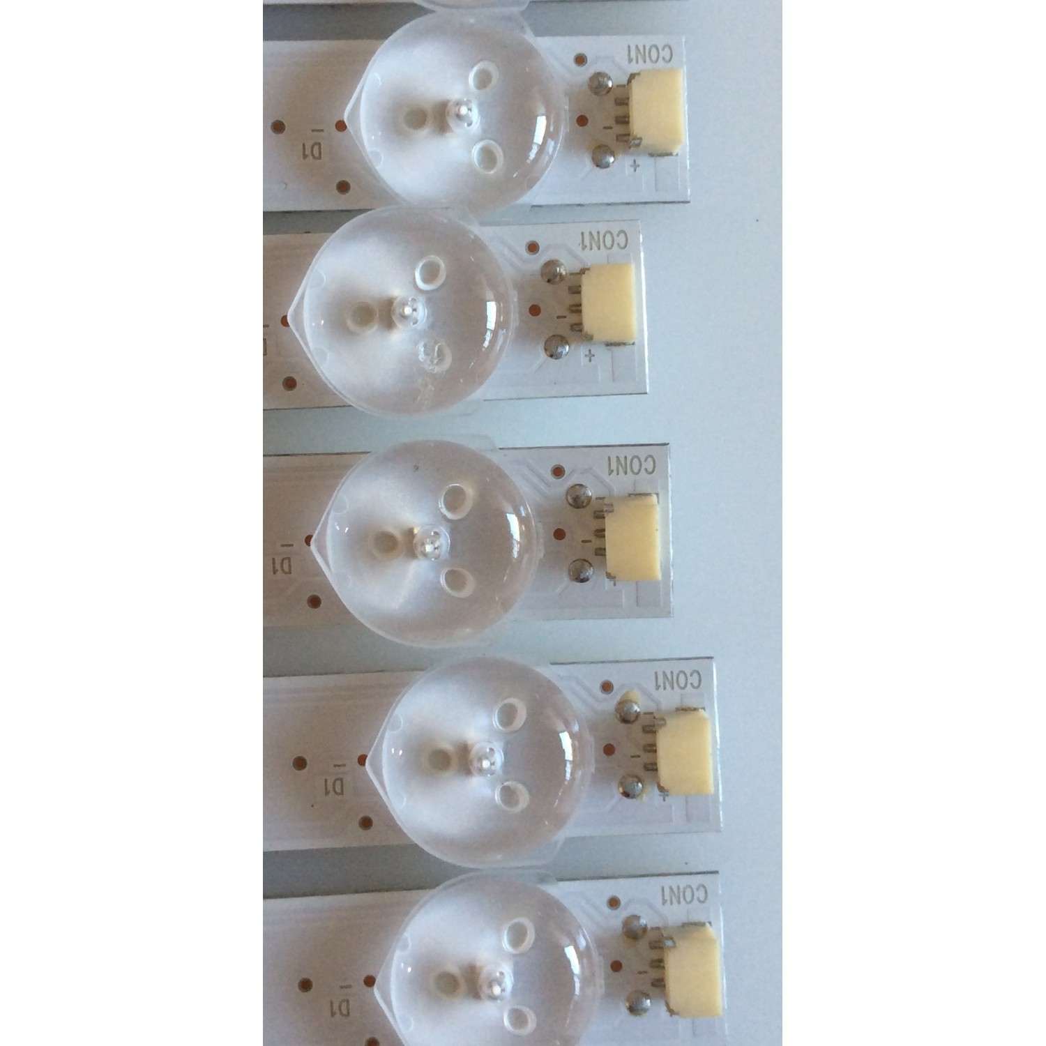 KIT DE LED´S PARA TV VIZIO (16 PIEZAS)(AZULES) /  YFPBC-1E355813 / LB55149  V0_01 / LB55149  V1_01 / 09810108DH07 / 09810108DH03 / PANEL T550QVN05.D / MODELO M557-G0 - Imagen 4