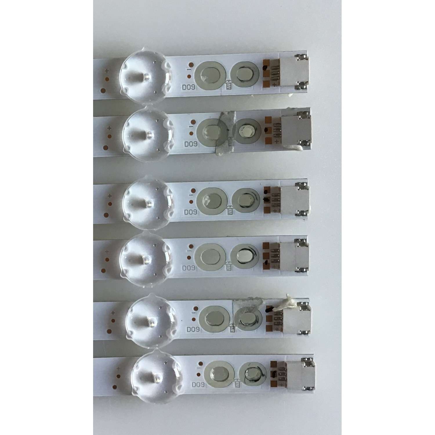 KIT DE LED'S PARA TV VIZIO (12 PIEZAS) / GJ-2K18-E55-550-D614-V9 / GJ-2K18-E55-550-D614-V9-R / GJ-2K18-E55-550-D614-V9-L / PANEL TPT550U1-QVN05.U / MODELO E55-F1 LTMWWUMU - Imagen 5