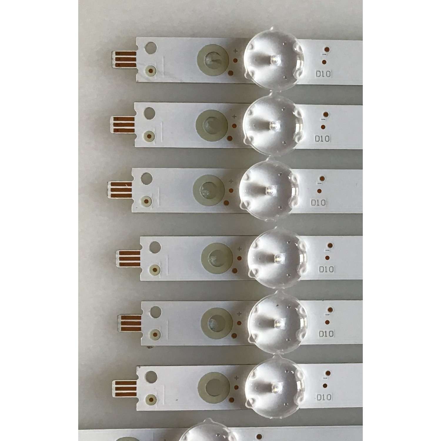 KIT DE LED'S PARA TV VIZIO (12 PIEZAS) / GJ-2K18-E55-550-D614-V9 / GJ-2K18-E55-550-D614-V9-R / GJ-2K18-E55-550-D614-V9-L / PANEL TPT550U1-QVN05.U / MODELO E55-F1 LTMWWUMU - Imagen 3
