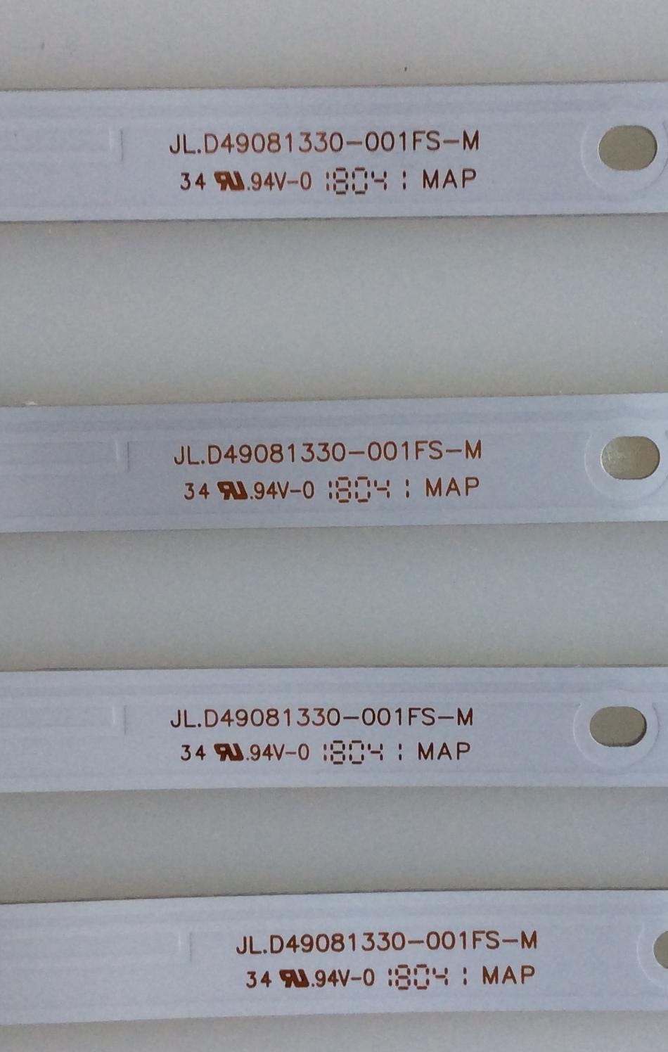 KIT DE LED´S PARA TV SKYWORTH (4 PIEZAS) / JL.D49081330-001FS-M / YAL13-00830300-18 / T308  /  N180202 / C5    170-175 / PANEL SDL49WY(LDO-612) / MODELO 49" - Imagen 2