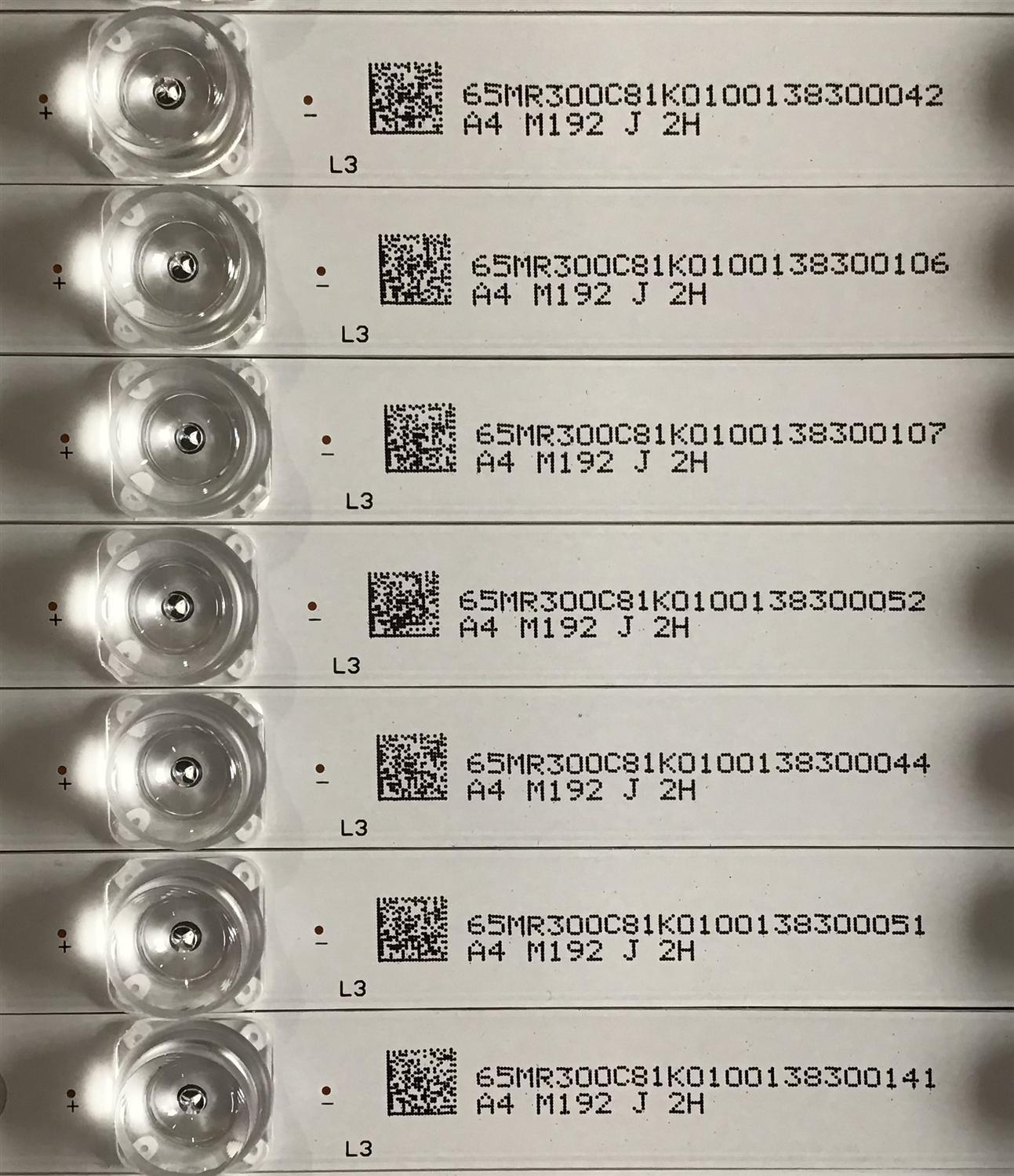 KIT DE LED´S PARA TV RCA (14 PIEZAS) MS-L2293 V1 / A4  M192 J 2H / 65MR300C81K01 / PANEL LK750RP1A00 / MODELO RTU7575 - Imagen 2
