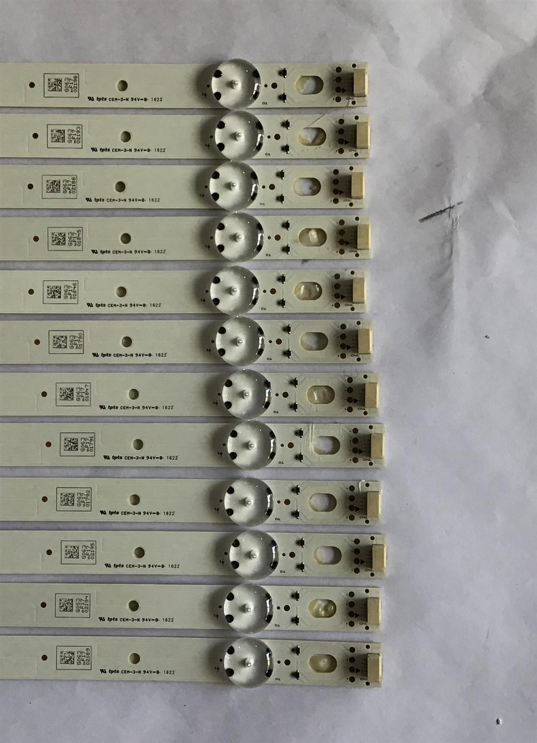 KIT DE LED'S PARA TV (12 PIEZAS) / UDULED0GS063 / 55W3S2P / PANEL U6DR0XH / MODELO 55PFL6921/F7 DS1 - Imagen 2