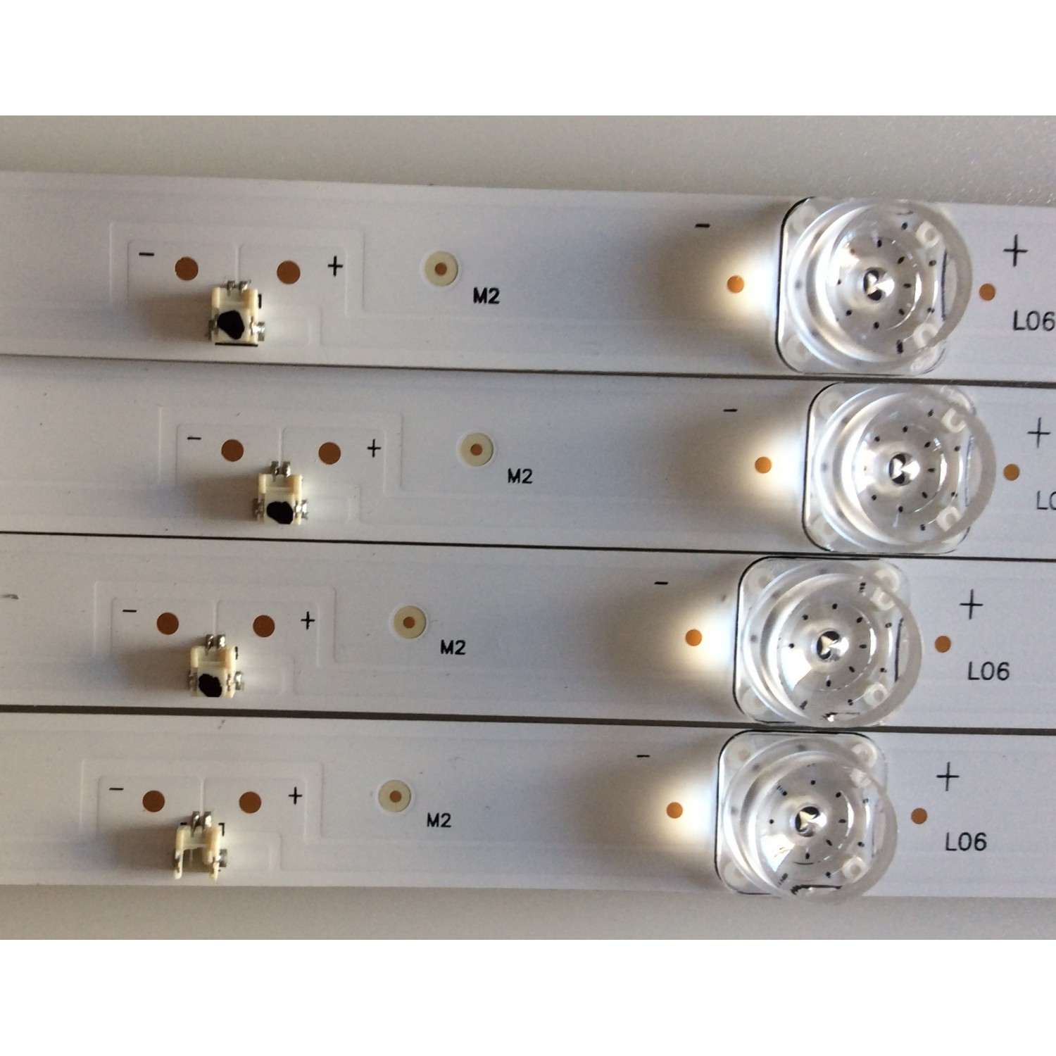 KIT DE LED´S PARA TV ELEMENT (4 PIEZAS) / 20180411 / 3P50TA002-A1 / 4650TA003 / 4650TA004 / 3P50TA002-A0 / 112600141-YC00 / 112600140-YC00 / PANEL V500HJ4-Q01  REV.C2 / MODELOS E2SW5018 J8CBM6B3 / E4STA5017 F8C6M - Imagen 3