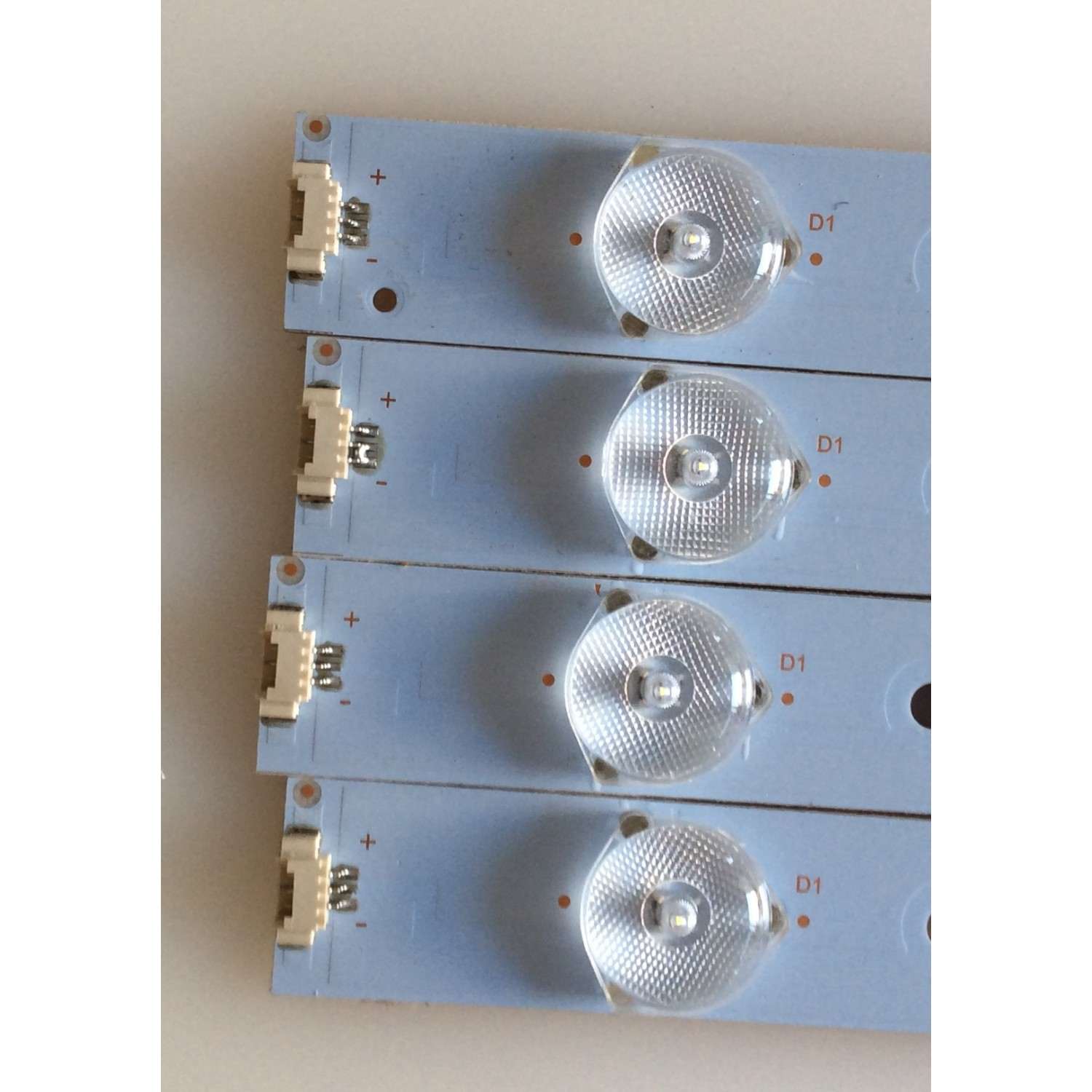 KIT DE LED´S PARA TV POLAROID (4 PIEZAS) / DLED395M1-09-A1 / PANEL V400HJ6-PE1 REV.C2 / MODELO 40GSR3000FM - Imagen 2