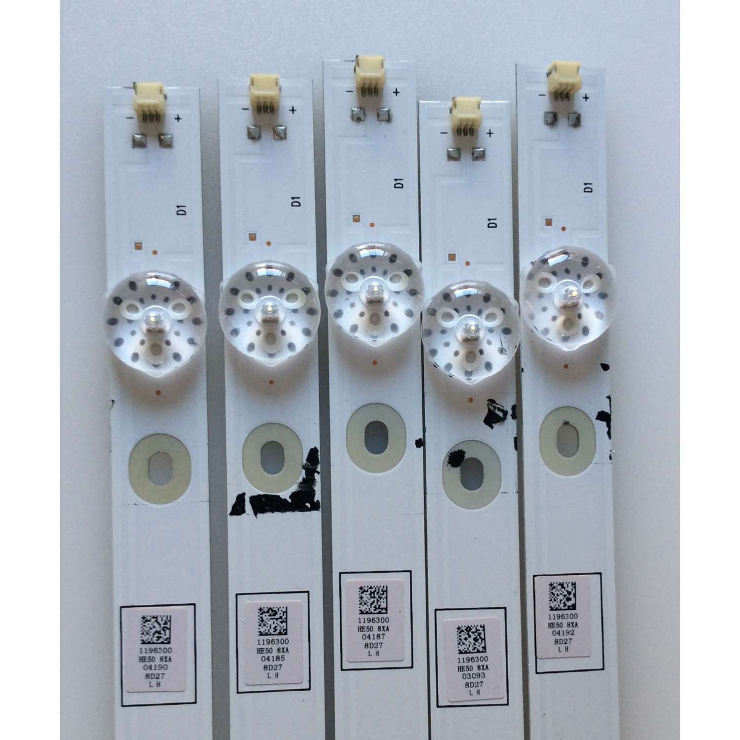 KIT DE LED´S PARA TV HISENSE (5 PIEZAS) / LB50101 / LB50101 V0 / 1196300 / E469119 / PANEL HD500K3U54-L4 / MODELO 50R7E - Imagen 2