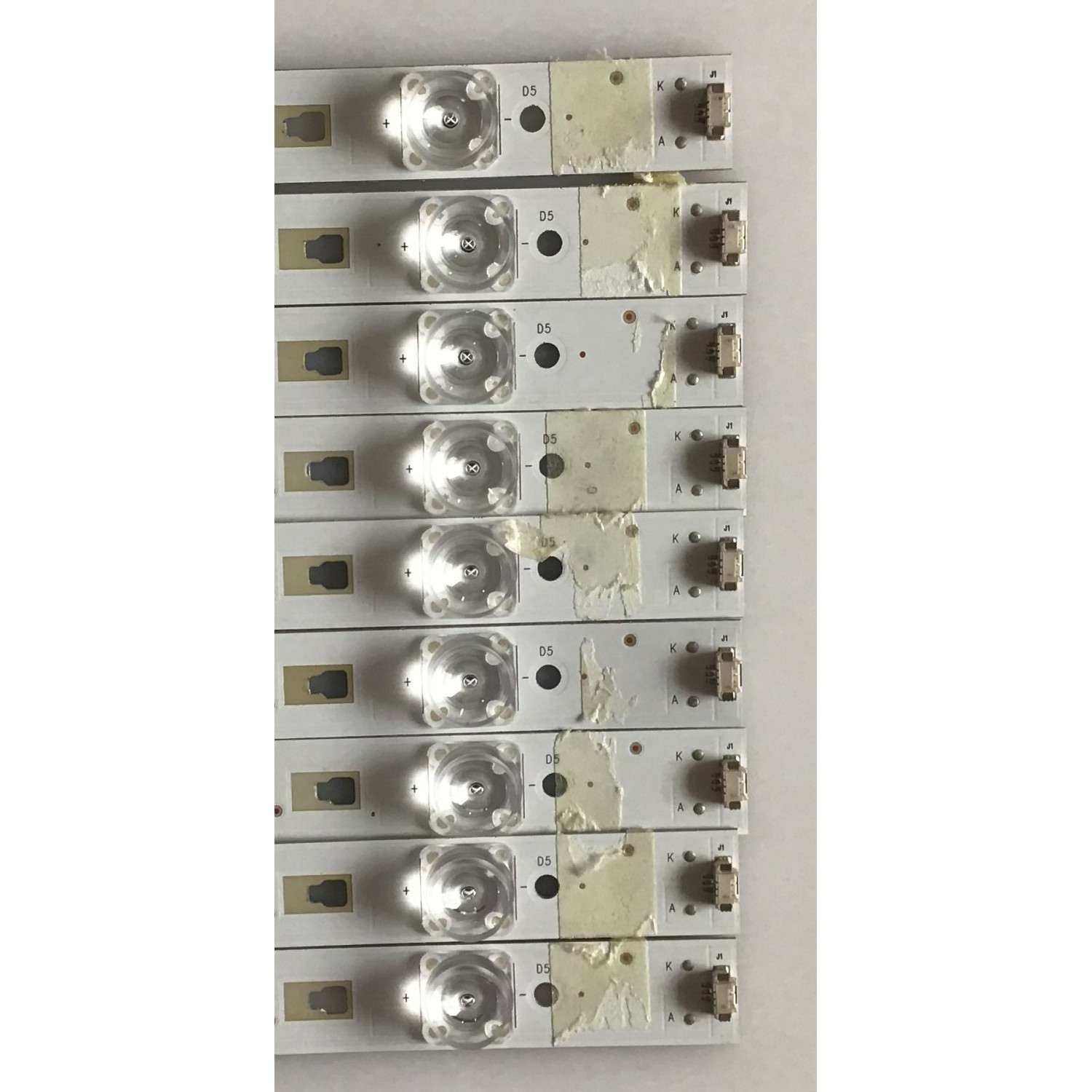 KIT DE LED'S PARA TV JVC (9 PIEZAS) / 30349005201 / LED49D05-ZC23AG-01 / PANEL LSC490FN02-W / MODELOS LT-49MA770 / LT-49MA877 - Imagen 2