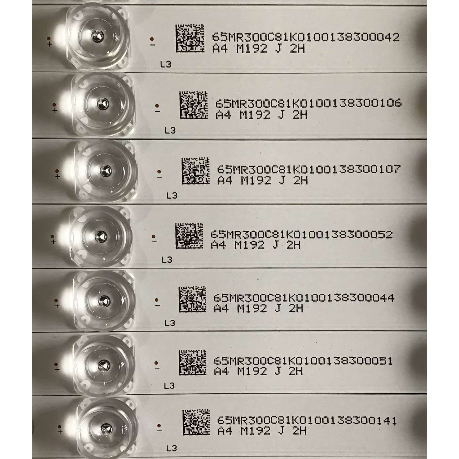 KIT DE LED´S PARA TV RCA (14 PIEZAS) MS-L2293 V1 / A4  M192 J 2H / 65MR300C81K01 / PANEL LK750RP1A00 / MODELO RTU7575 - Imagen 2