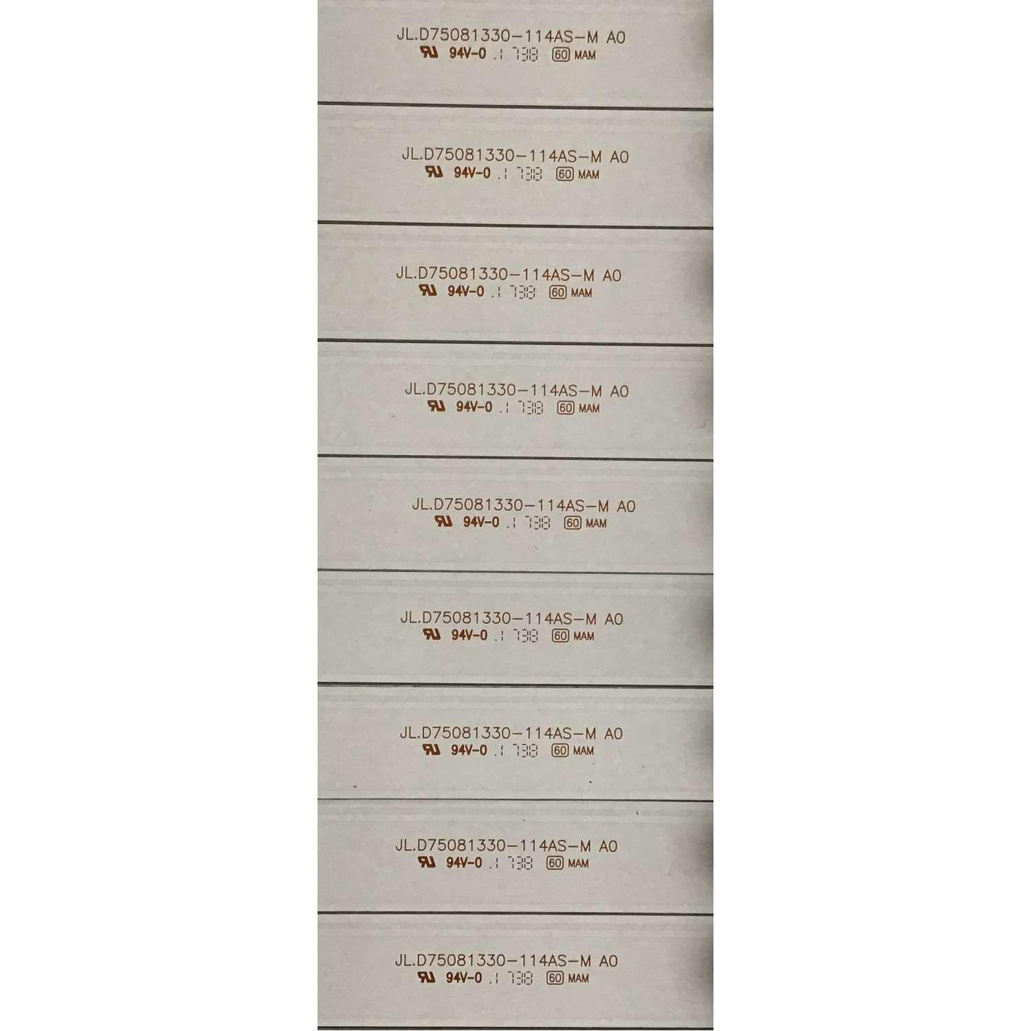 KIT DE LED´S PARA TV RCA (14 PIEZAS) JL.D75081330-114AS-M / 17AD530 / N171013 / 149010075003 / PANEL CN750NC772 / LSC750FF02-W01 / MODELO RTU7575-B - Imagen 3