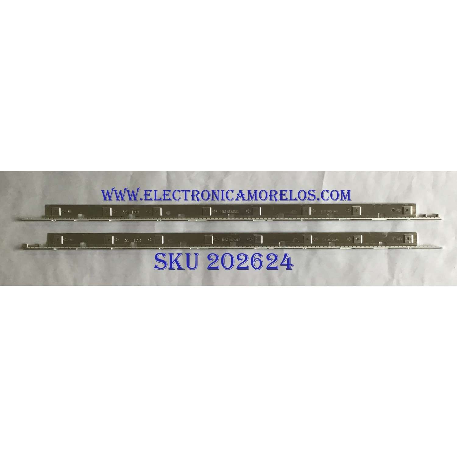 KIT DE LED´S PARA TV SAMSUNG (2 PIEZAS) BN64-01664A / 2011SVS55_6.5K_V2_4CH_PV_LEFT100 / 2011SVS55_6.5K_V2_4CH_PV_RIGHT100 / PANEL LTJ550HW01-C / MODELO UN55D6420UF / UN55D6400UF
