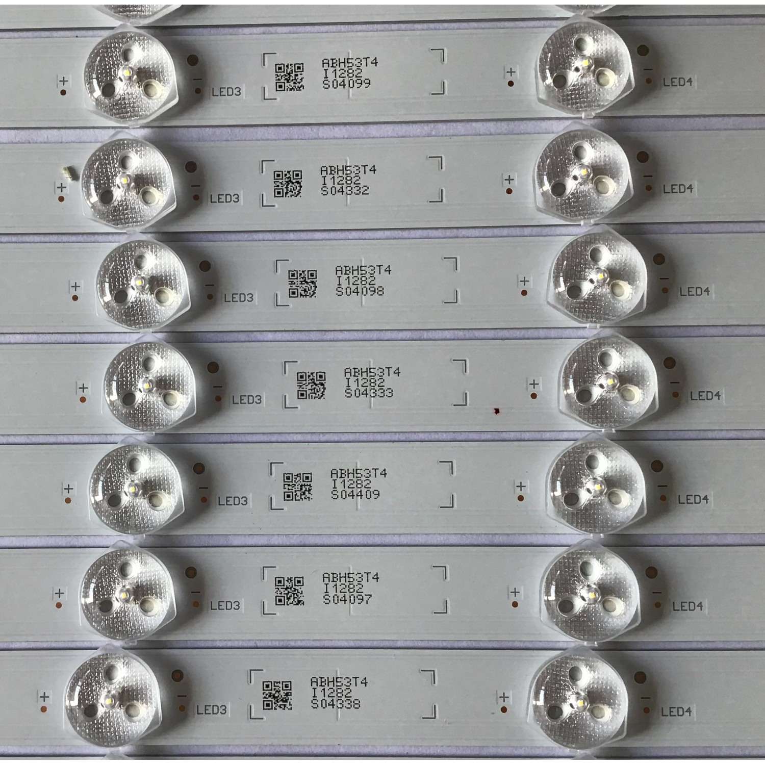 KIT DE LED´S PARA TV SONY (9 PIEZAS) / MBL-55030D915SN2 / ABH53T4 / E313218 1-984-209-11 / PANEL YD9F055DN01 / MODELO XBR-55X950G / 1.08M - Imagen 2