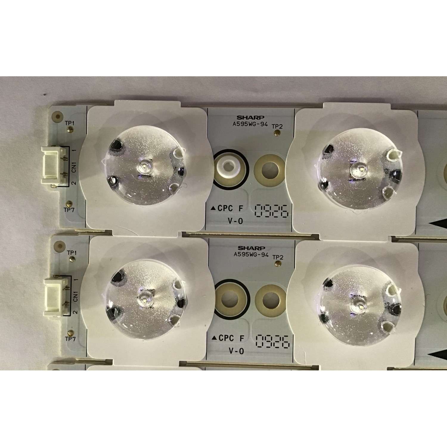 KIT DE LED'S PARA TV SHARP (26 PIEZAS) / A596WG-94 / A595WG-94 / 011980 / SN-AG-CU / MODELO LC40LE700UN / NOTA IMPORTANTE:KIT CUENTA ORIGINALMENTE DE 27 PIEZAS ((INCOMPLETO SOLO 26 PIEZAS)) - Imagen 2