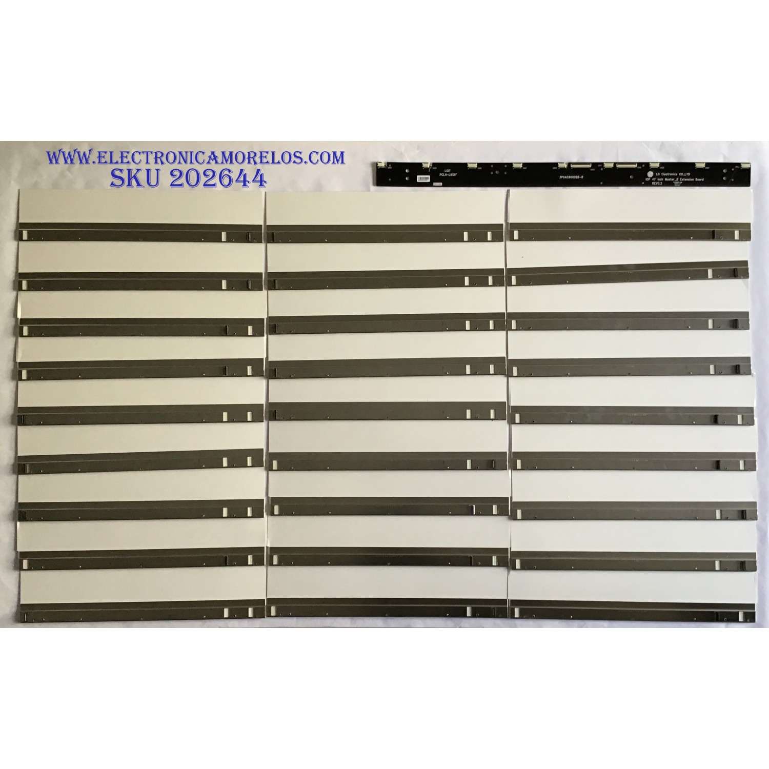 KIT DE LED'S PARA TV LG (27 PIEZAS) / MGJ62082201 / MGJ62082101 / 3PGAC60002B-R / 3PGAC60002A-R / PCLH-L910Y / PCLH-L910X / PANEL LE85M47T240V5 / LE95M47T480V5  / MODELO 47LE8500-UA