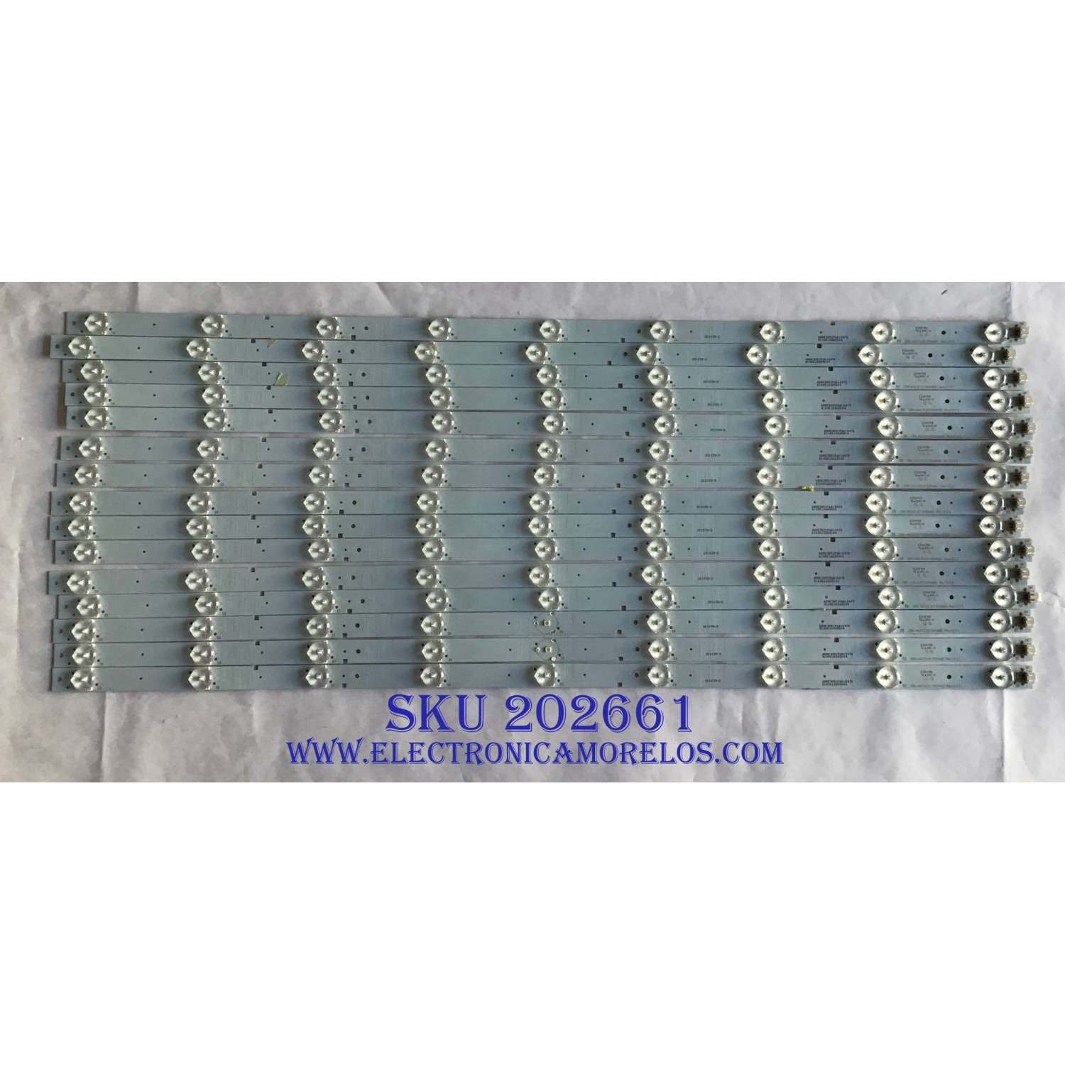 KIT DE LED´S PARA TV HAIER (15 PIEZAS) /CRH-K653535T15094BC / 201039-2 / CRH-K653535T15094BC-REV1.0 GS / A8M03H51PAA164TK / 8149010665004 / PANEL LSC650FN05 / MODELO 65UF2505