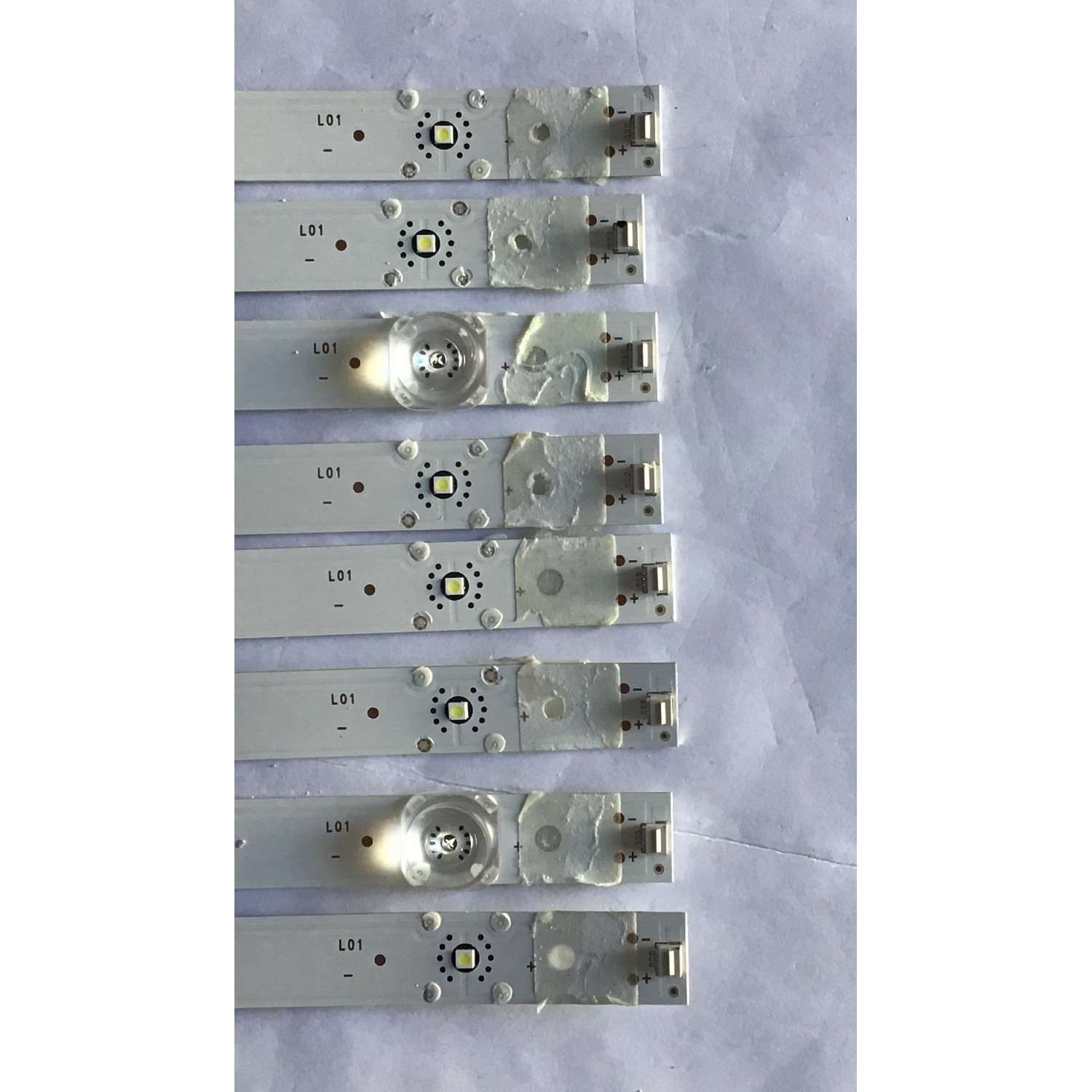 KIT DE LED´S PARA TV POLAROID (8 PIEZAS) / JL.D50051330 / JL.D50051330-170AS-M_V01 / FZD-03 E348124HN / 18AF430 / 203-011-0052H / PANEL V500DJ6-QE1 / MODELO 50T7U - Imagen 3