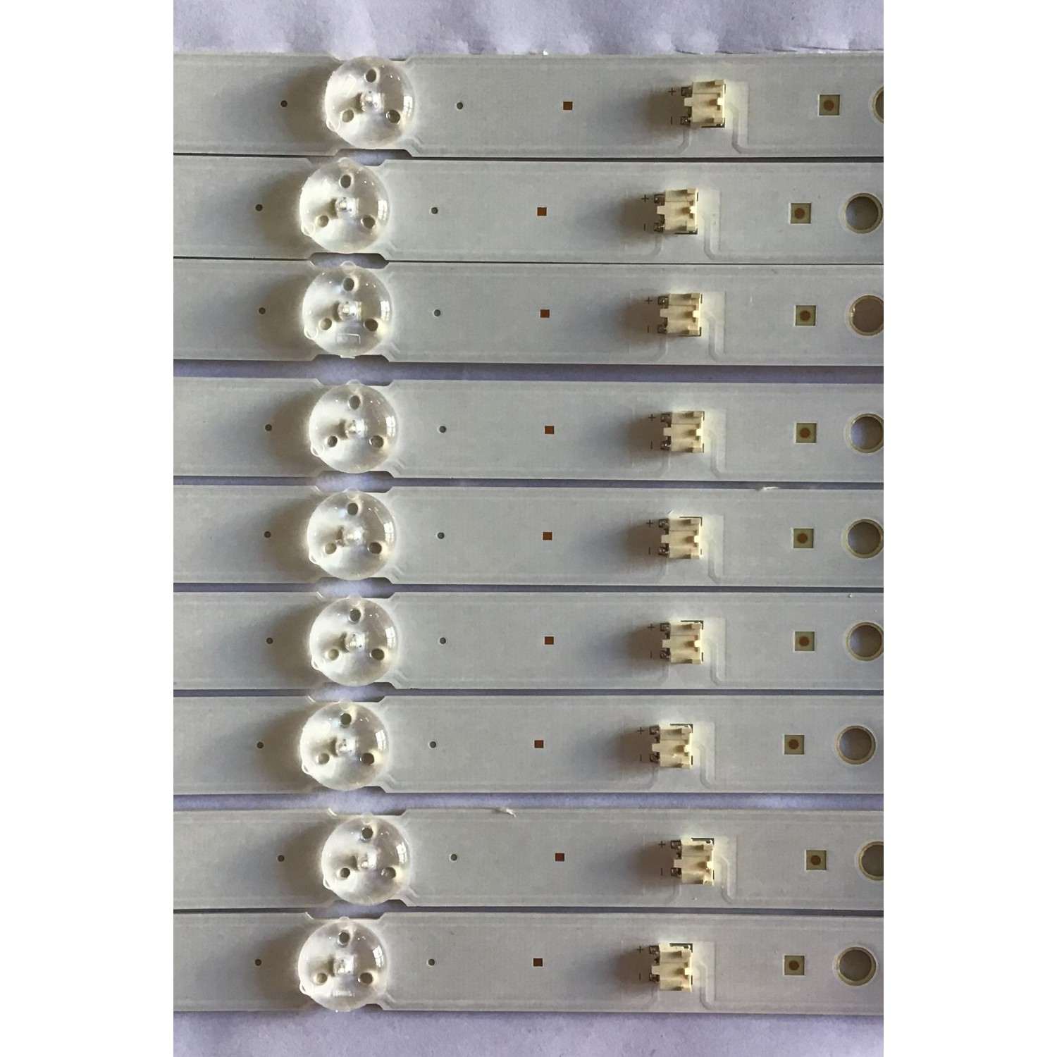 KIT DE LED'S PARA TV SONY ((INCOMPLETO SOLO 9 PIEZAS)) / NUMERO DE PARTE LM41-00727A / L3_L_E5_BWP_S6_1 R1.0_SAN_1.0 / PANEL YM9F055CN001 / MODELO XBR55X800G / XBR-55X800G - Imagen 3