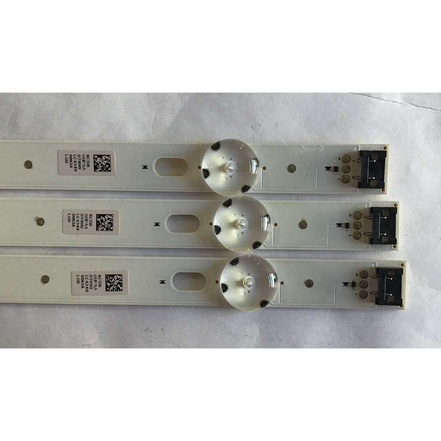 KIT DE LED´S PARA TV LG (3 PIEZAS) / LC43490063A / 43INCH UHD_LED Array_A-Type_161024 / PANEL NC430DGG-AAFX3 / MODELO 43UJ6300-UA BUSYLJM - Imagen 3