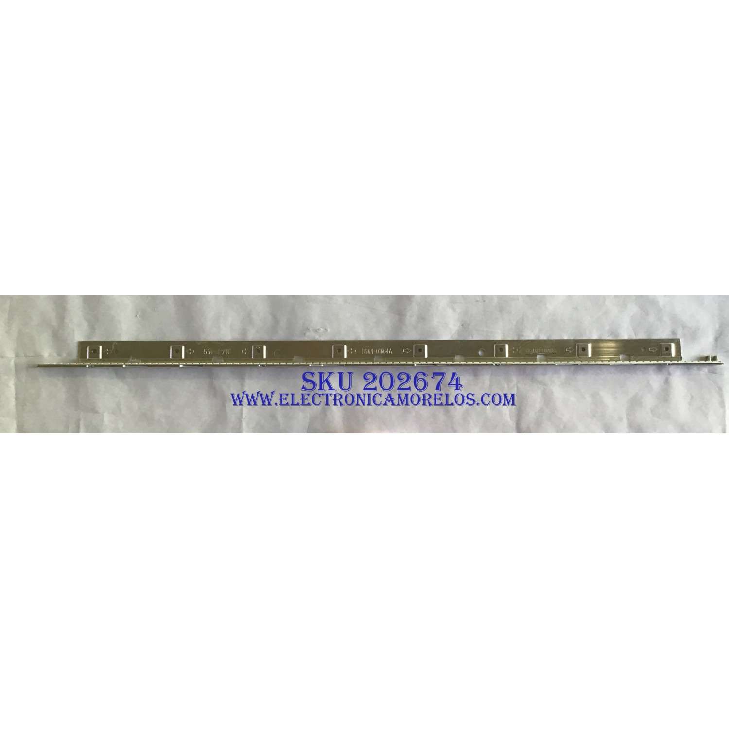 KIT DE LEDS PARA TV TCL (2 PZ) / NUMERO DE PARTE 4C-LB4311-PF01J / 01-43D-L11-181204V2 / KW-20BI6644 / PANEL LVU430NDEL / MODELO 43S423