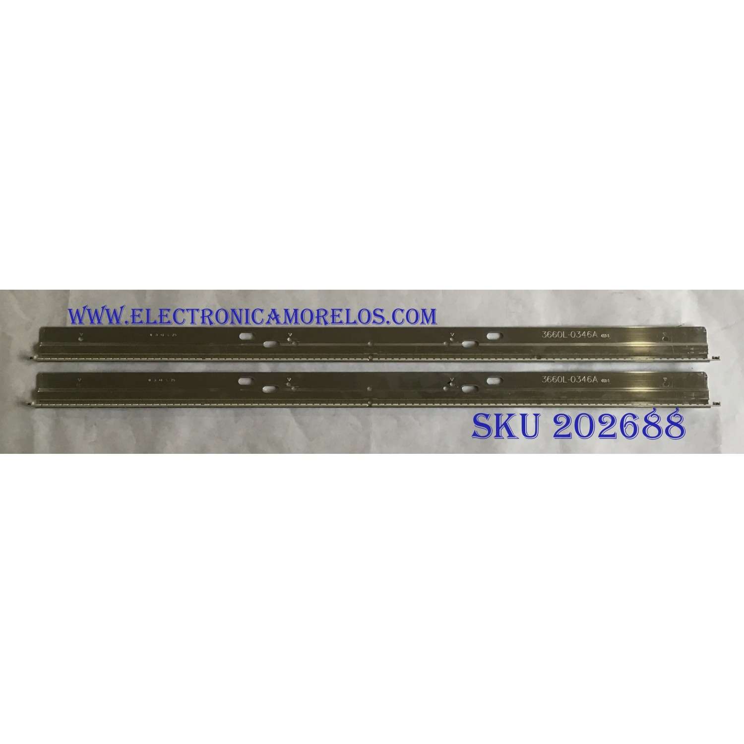 KIT DE LED'S PARA TV (2 PIEZAS) LG / 3660L-0346A / INNOTEK 32" REV 0.4 48EA TYPE-B / INNOTEK 32" REV 0.4 48EA TYPE-A / PANEL LC320EUH (SC)(R1) / MODELOS 32LE5400 / XVT323SV / M320VT