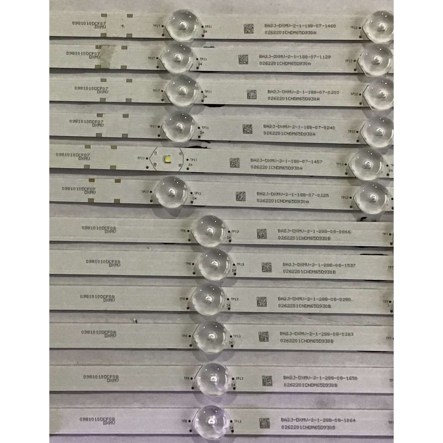 KIT DE LED´S PARA TV VIZIO (12 PIEZAS) / CS-MCPCB-150 / AMTRAN_65_E65_F0_6X7+6X7_3030C_A_7S1P REV.V4 / 0981010DCF / 0262201CNDM65D930 / BA2J-DXMU-2-1 / PANEL LSC650N04-J01 / MODELO E65-F0 - Imagen 3