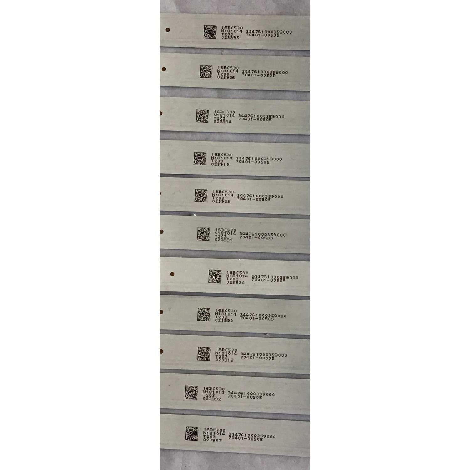 KIT DE LED´S PARA TV VIZIO ((INCOMPLETO SOLO 11 PIEZAS)) / NUMERO DE PARTE JL.D65061330-324AS-M_V02 / JL.D65061330-324AS-M / 70401-00505 / PANEL BOEI650WQ1 / MODELO D65X-G4 - Imagen 3