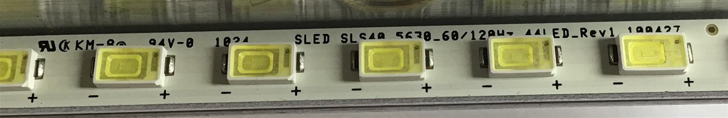 LED PARA TV SONY / SLED SLS40_5630_60 / LJ64-02563A / PANEL LTU400HF01 / MODELO KDL-40EX710 / NOTA IMPORTANTE : KIT CUENTA ORIGINALMENTE 2 PIEZAS ((INCOMPLETO 1 PIEZA)) / 91 CM /         - Imagen 4