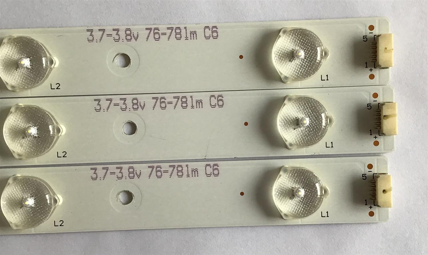 KIT DE ED'S PARA TV RCA (3 PIEZAS) IC-C-KJAB32D220 / PANEL T320HVN05.2-12V / MODELO LED32B30RQD  - Imagen 3